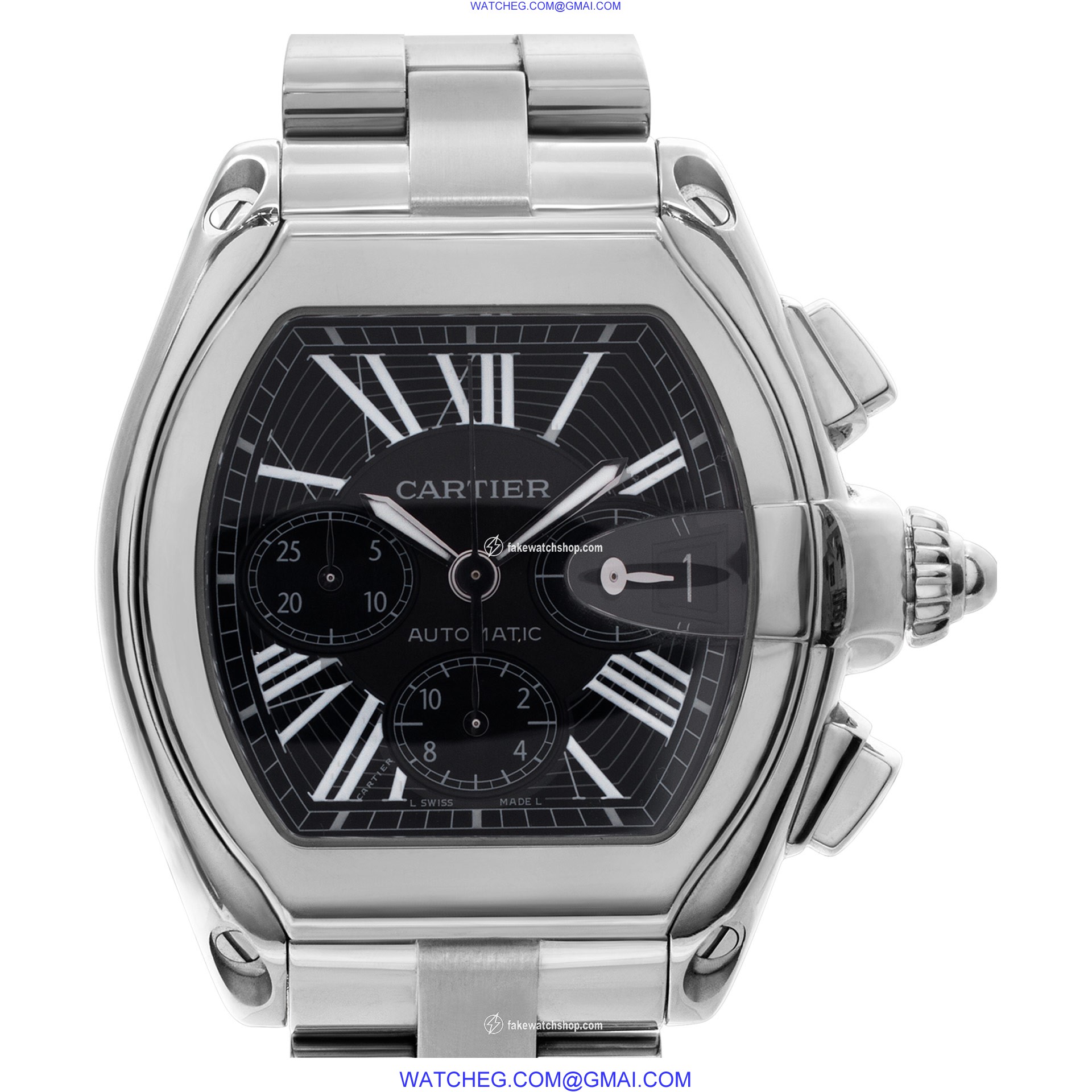 Cartier W62020X6 Roadster Automatic Male Stainless Steel