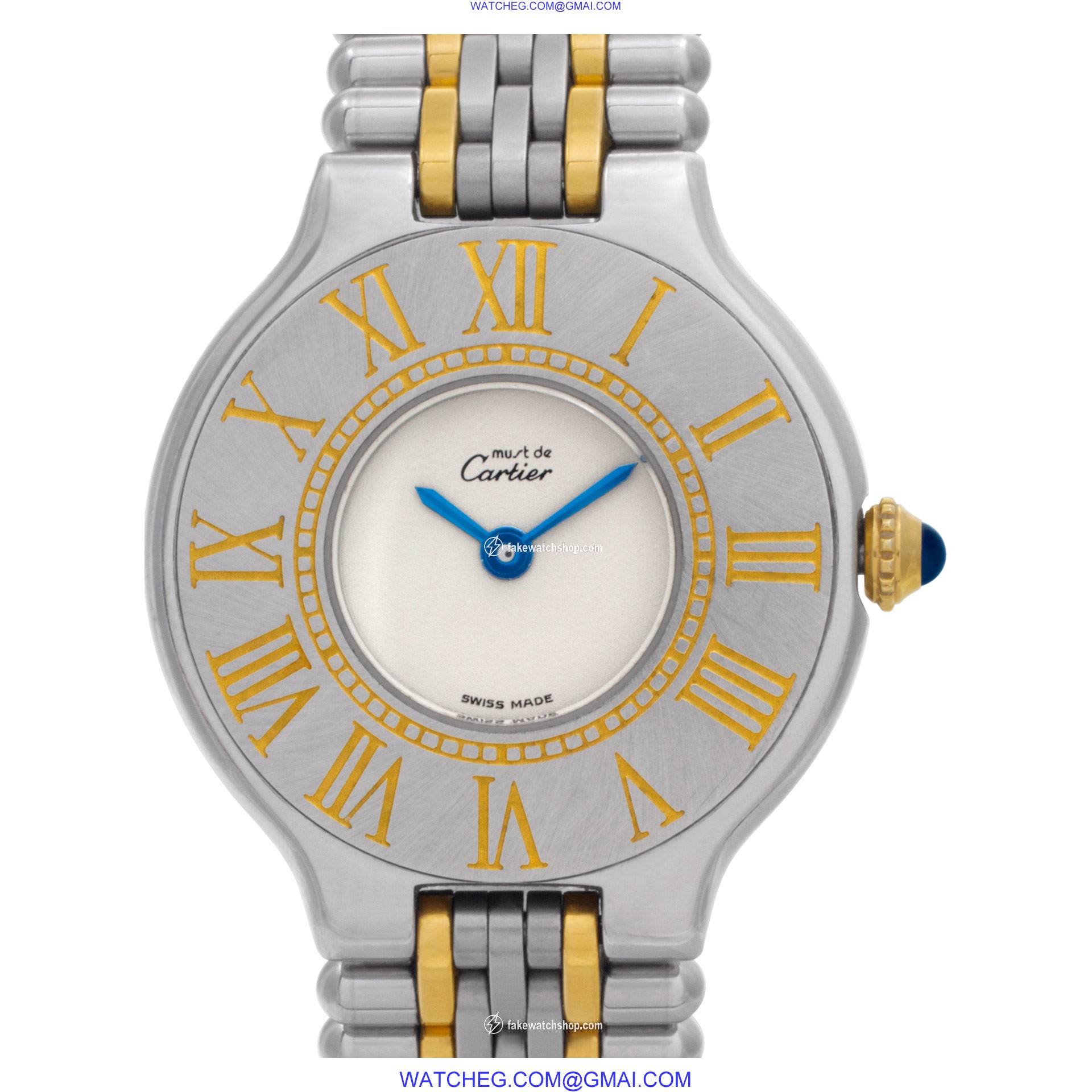 Cartier 21 Must 21 Quartz Female 18k gold & Stainless Steel
