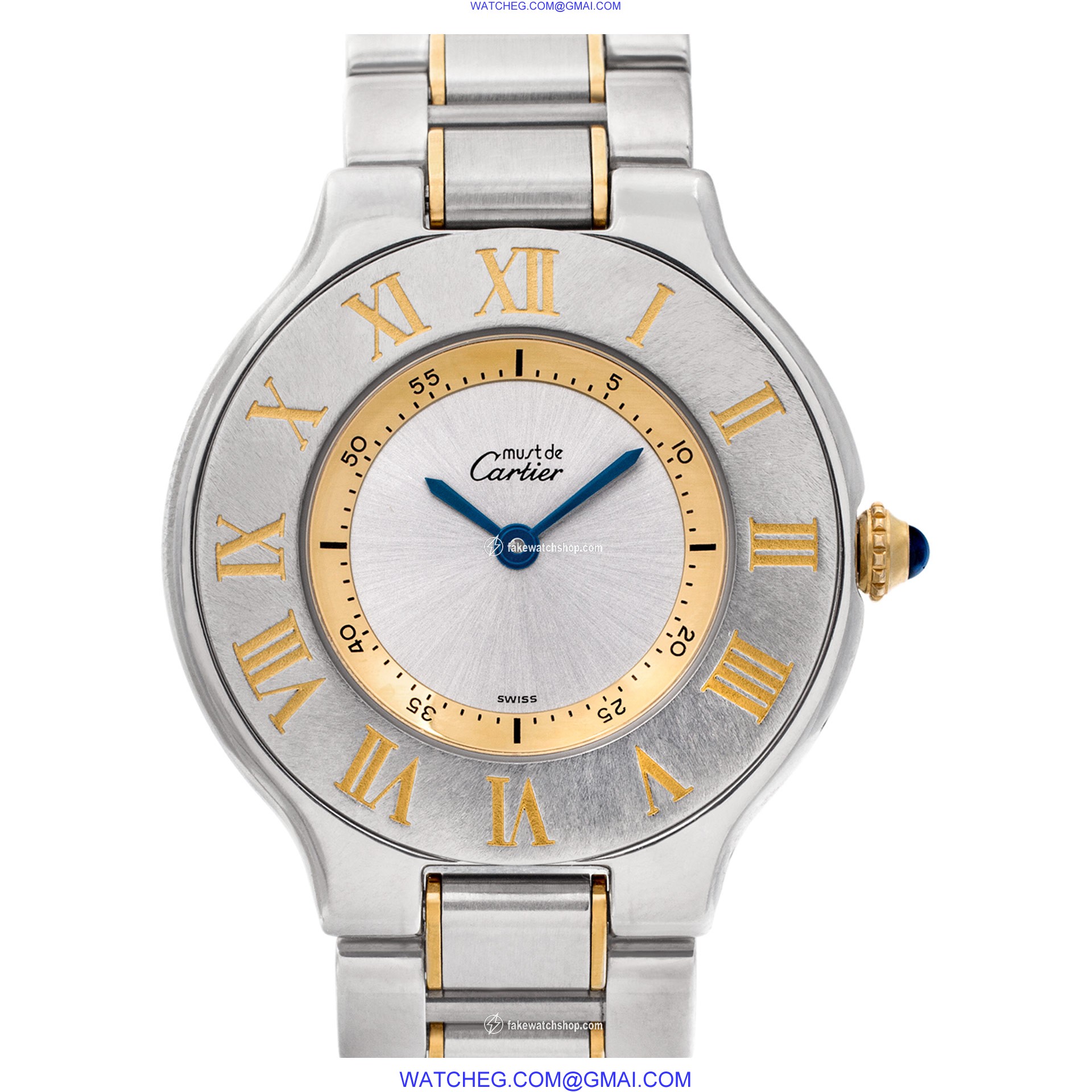 Cartier 1330 Must 21 Quartz Female Stainless Steel