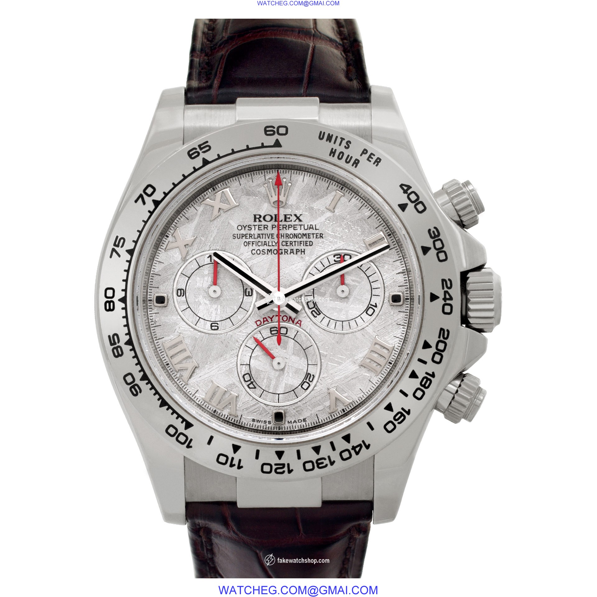 Rolex 116519 Daytona Automatic Male 18k White Gold