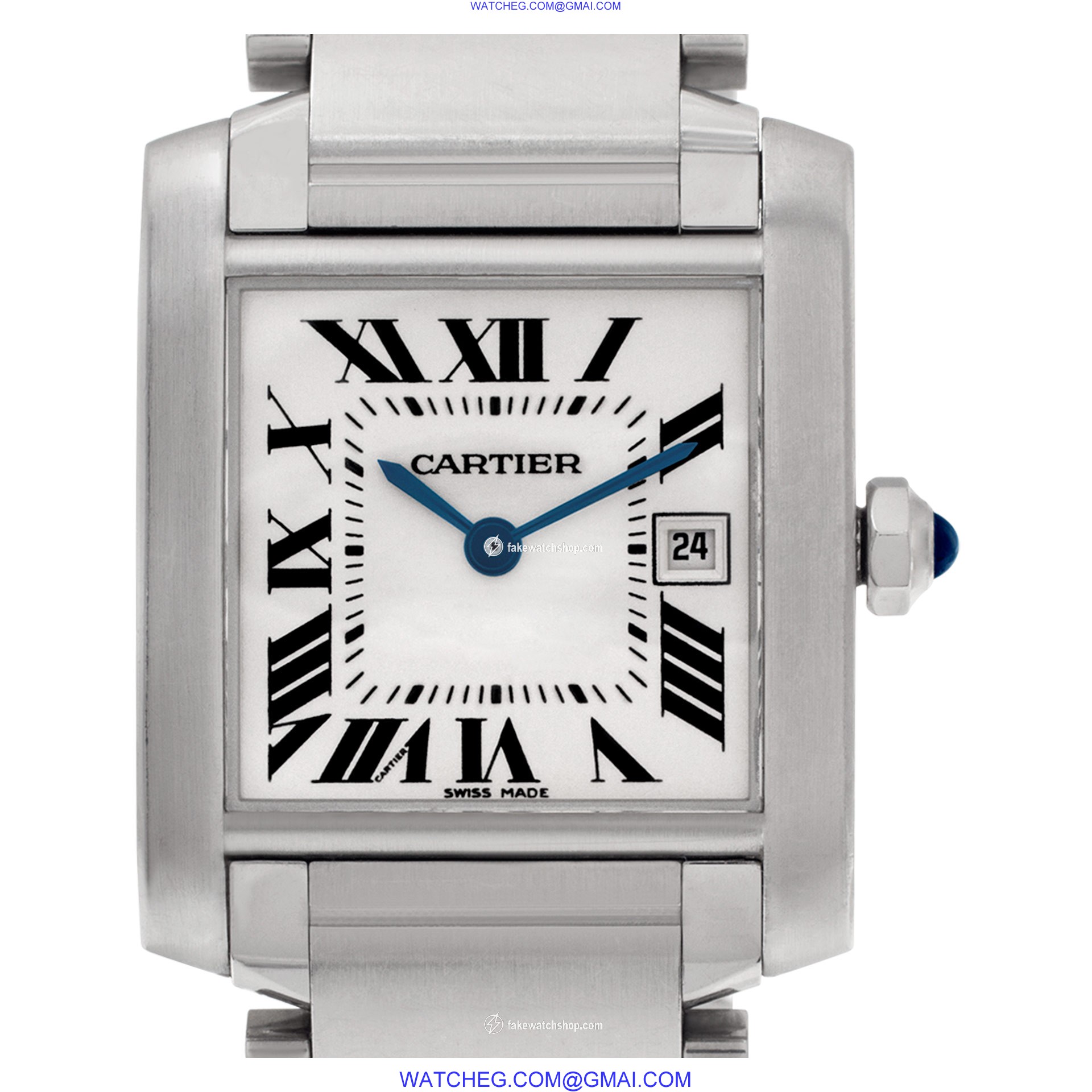 Cartier W51011Q3 Tank Francaise  Female Stainless Steel