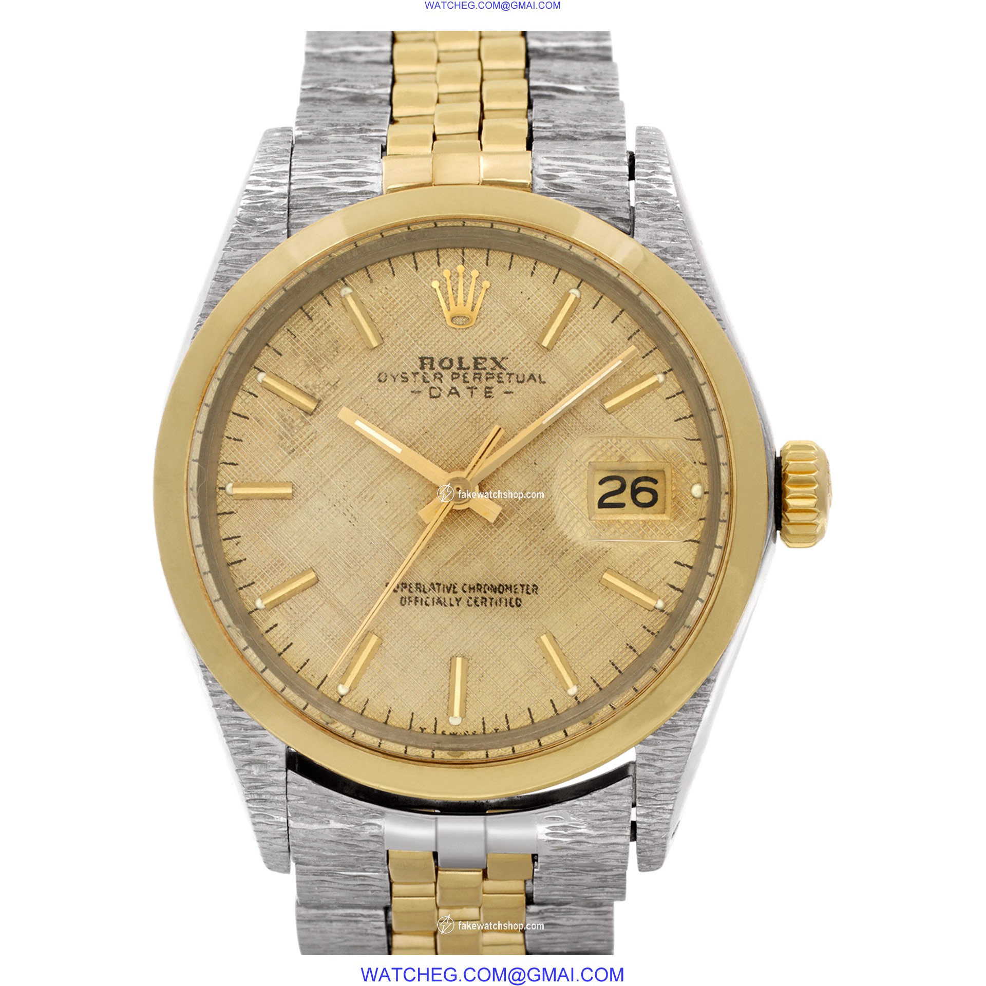 Rolex 1500 Date Automatic Male 14k gold & Stainless Steel