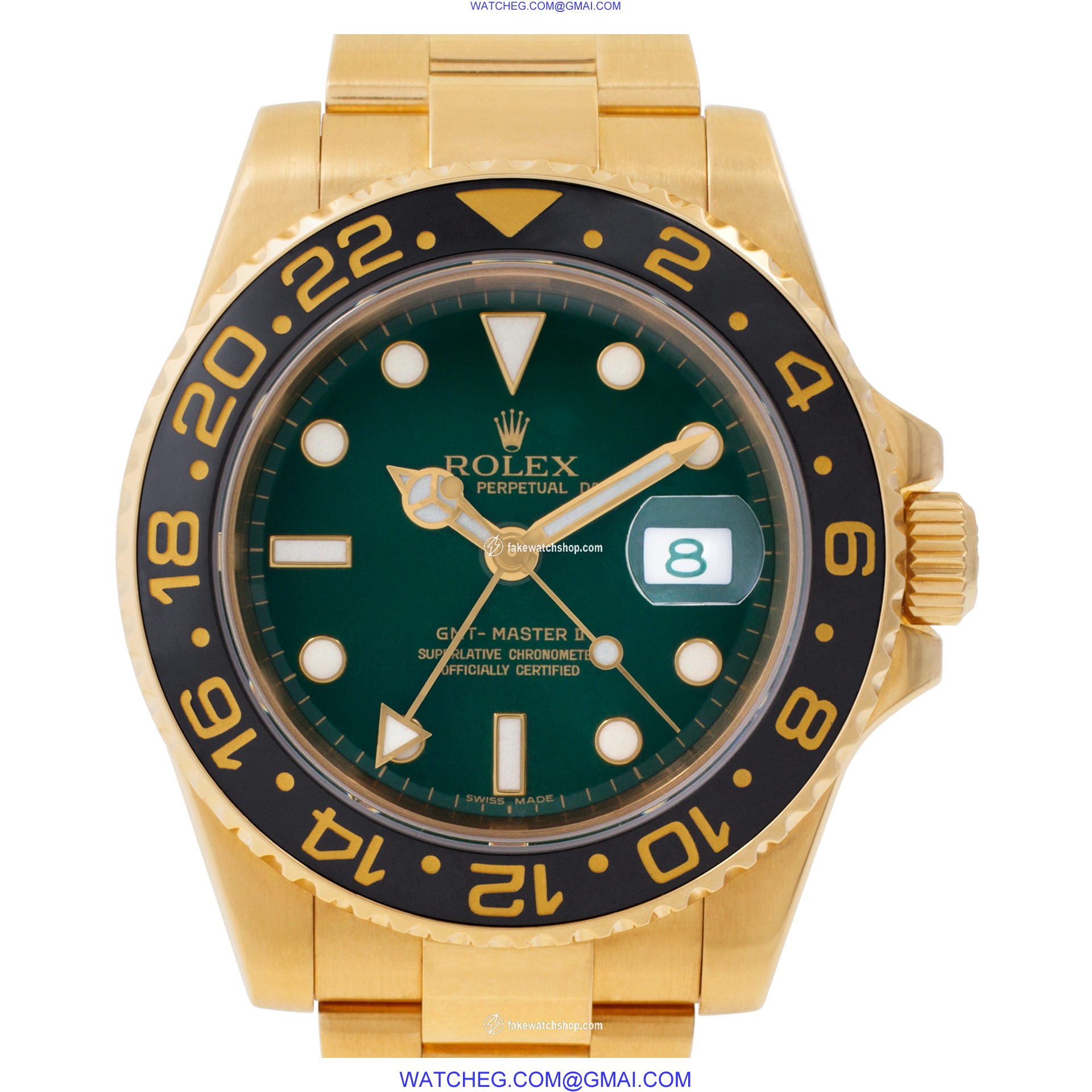 Rolex 116718 GMT-Master II Automatic Male 18k yellow gold
