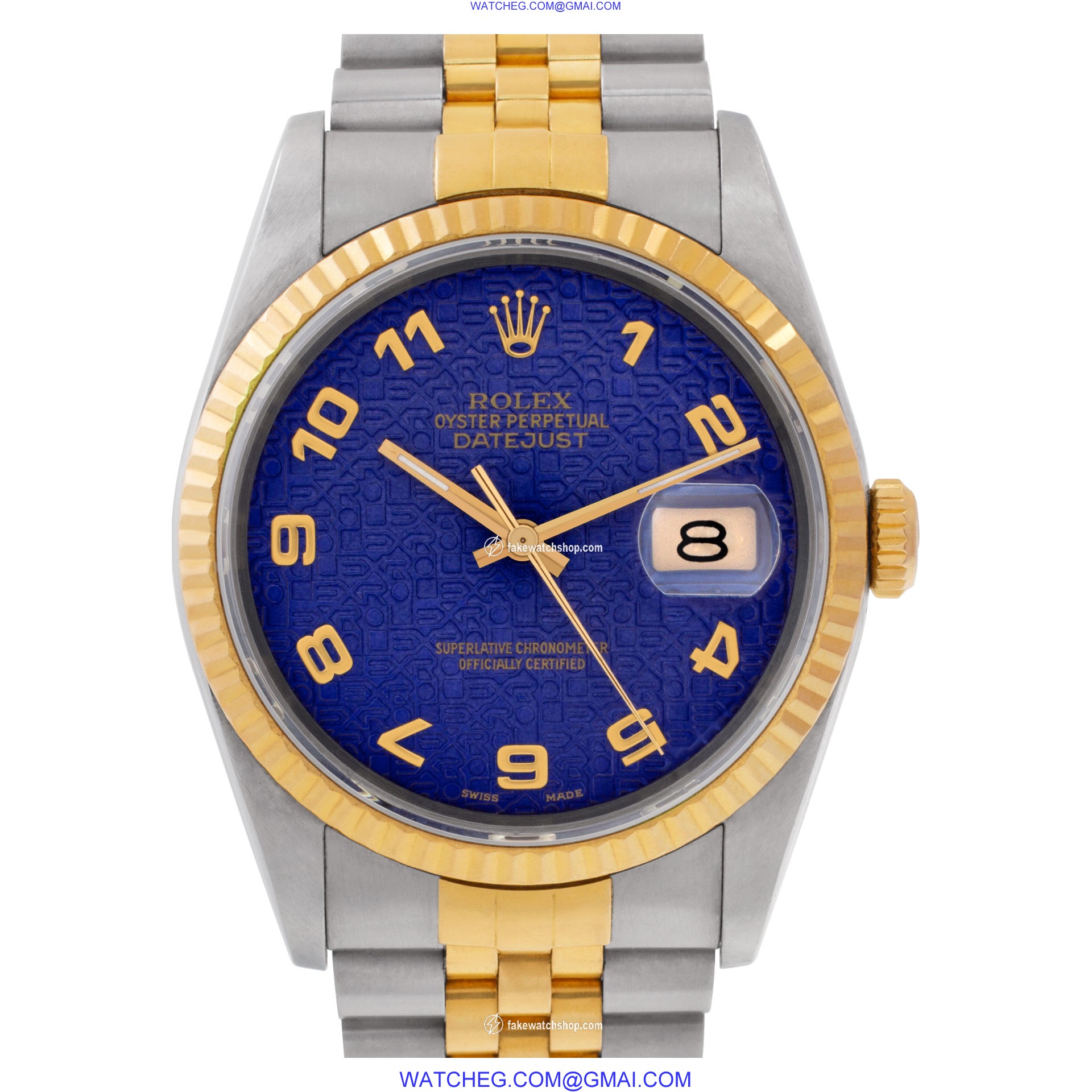 Rolex 16233 Datejust Automatic Unisex 18k gold & Stainless Steel