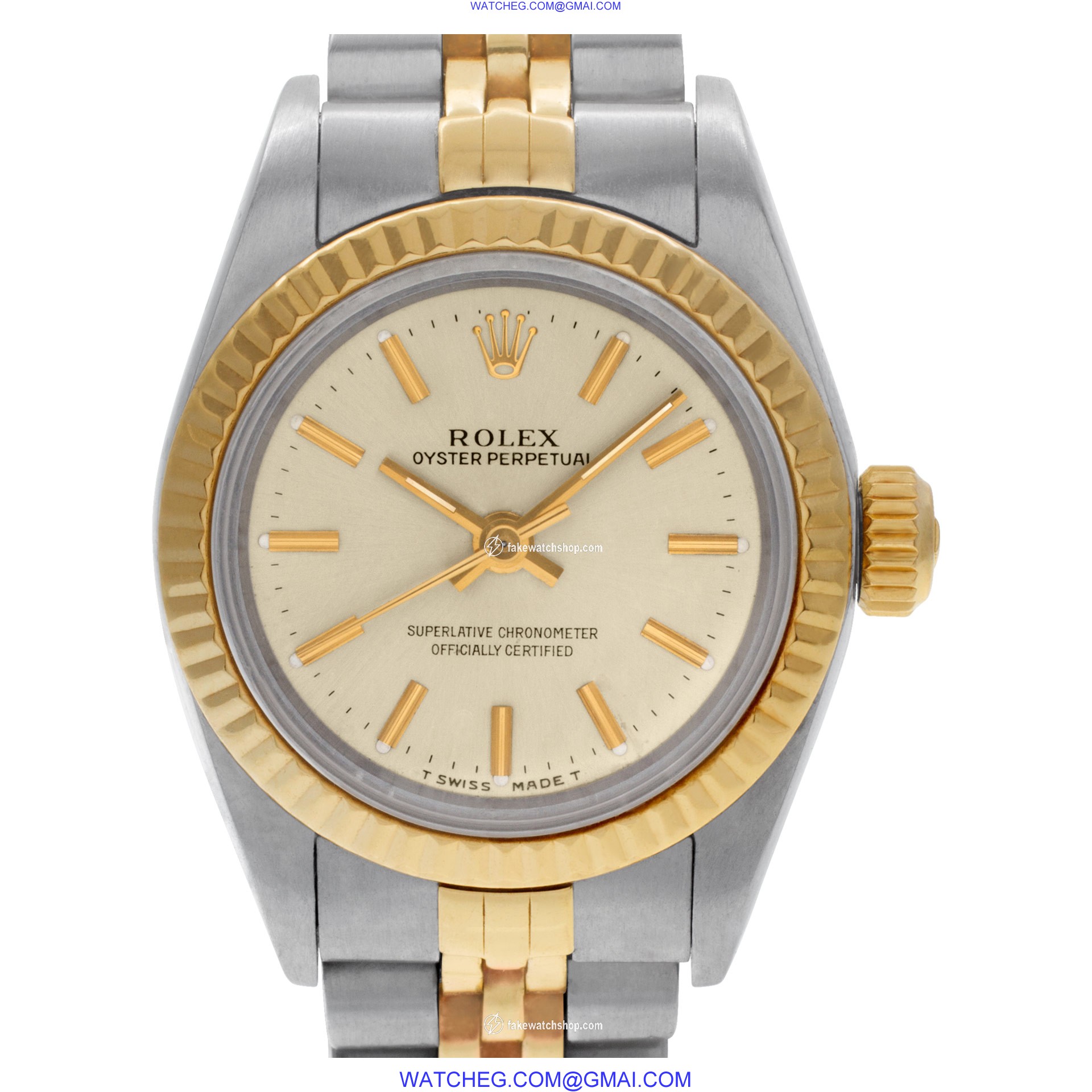Rolex 67193 Oyster Perpetual Automatic Female 18k gold & Stainless Steel