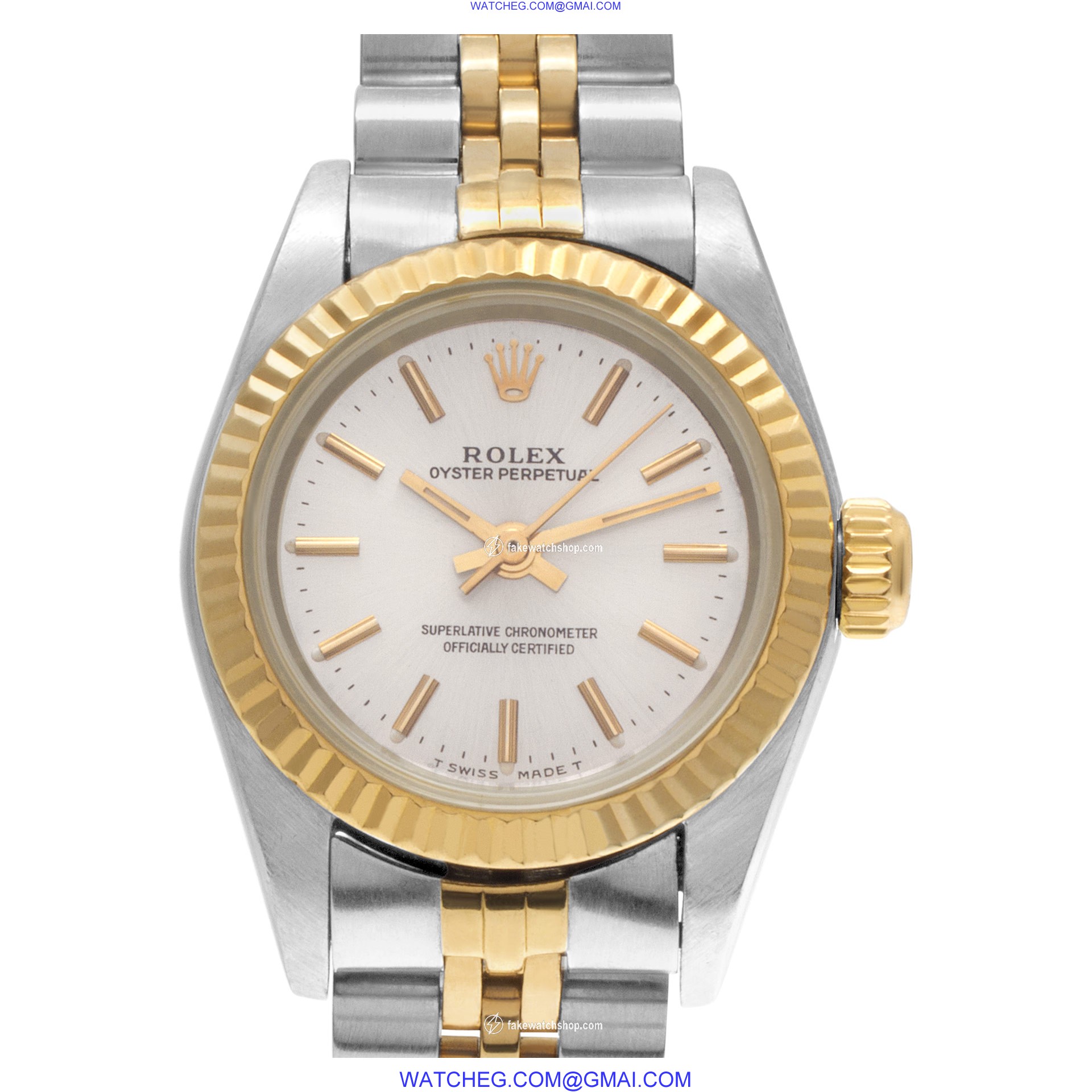 Rolex 67193 Oyster Perpetual Automatic Female 18k gold & Stainless Steel