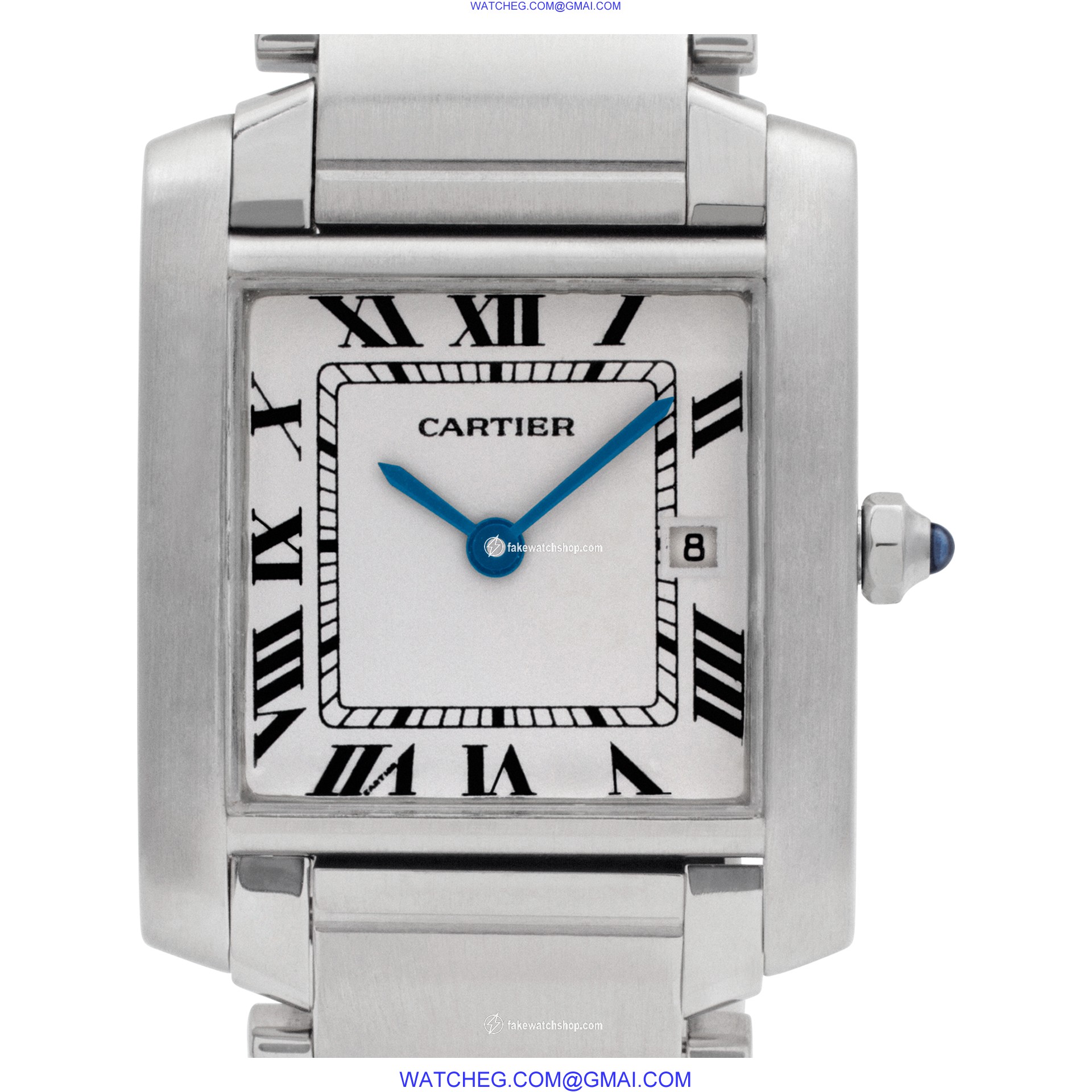 Cartier W51011Q3 Tank Francaise Quartz Unisex Stainless Steel