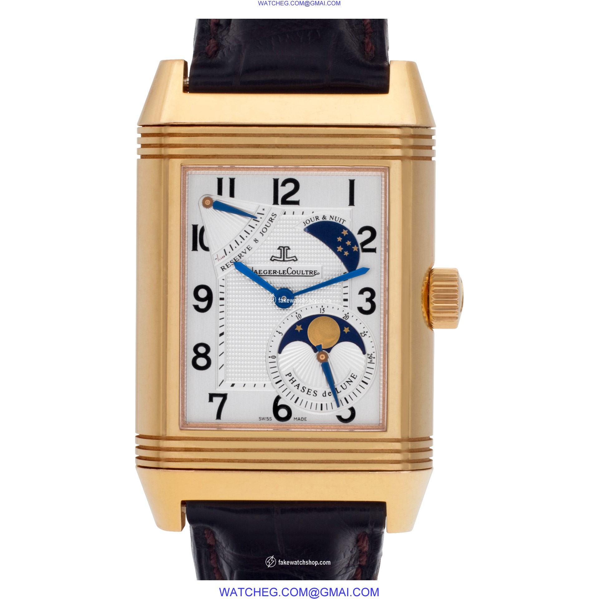 Jaeger LeCoultre Q3042420 Reverso Manual Male 18k rose gold