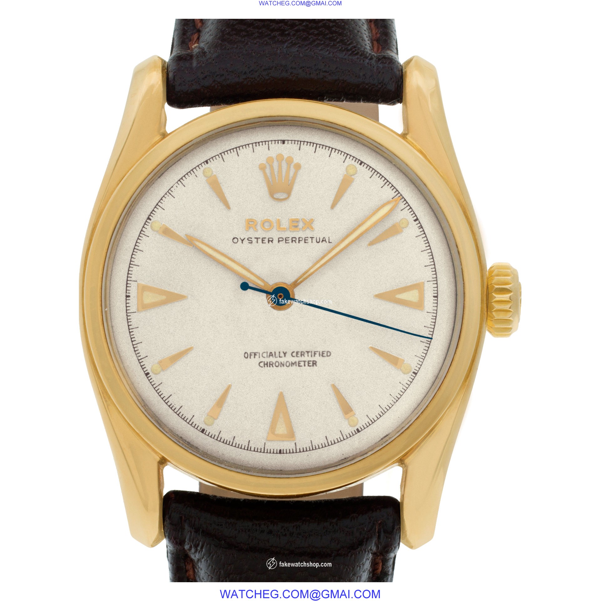 Rolex 6090 Bombay Automatic Male 14k yellow gold