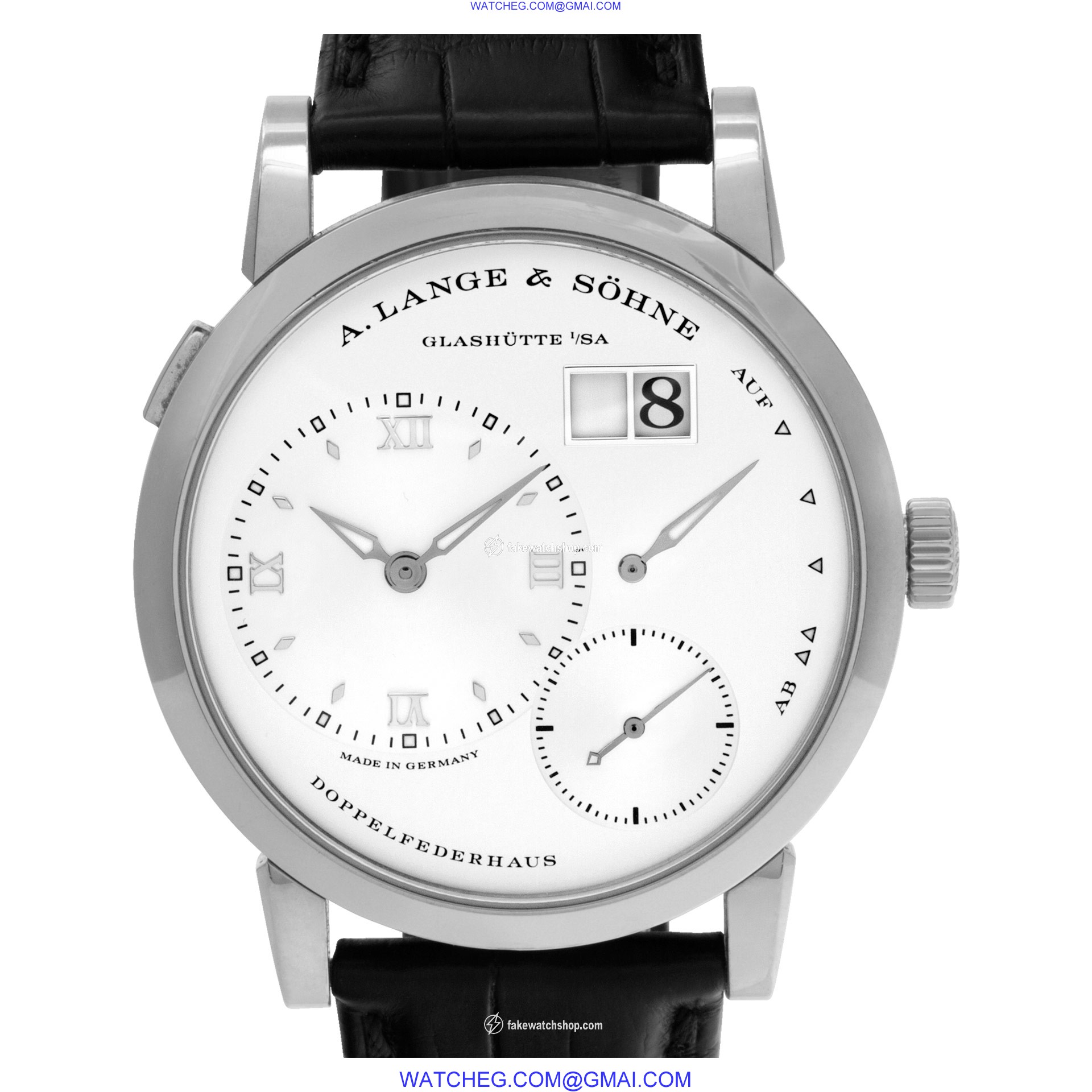 A. Lange & Sohne 191.039 Lange 1 Manual Male 18k White Gold
