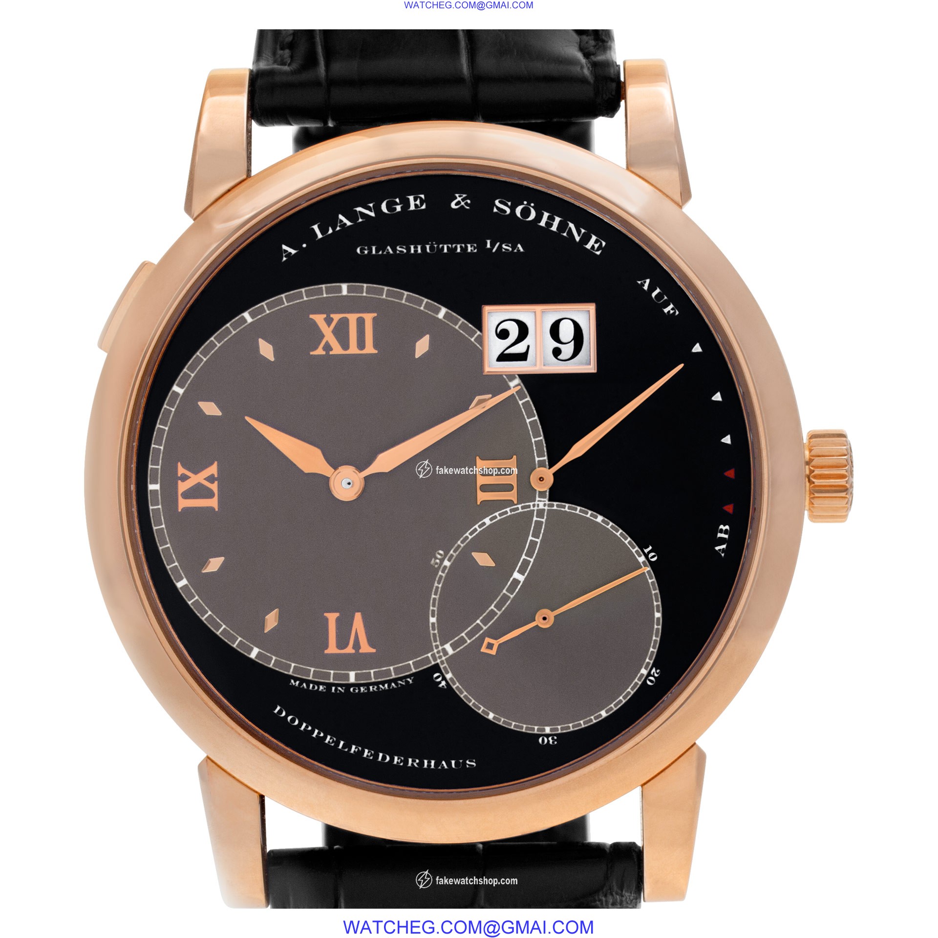 A. Lange & Sohne 115.031 Lange 1 Manual Male 18k rose gold