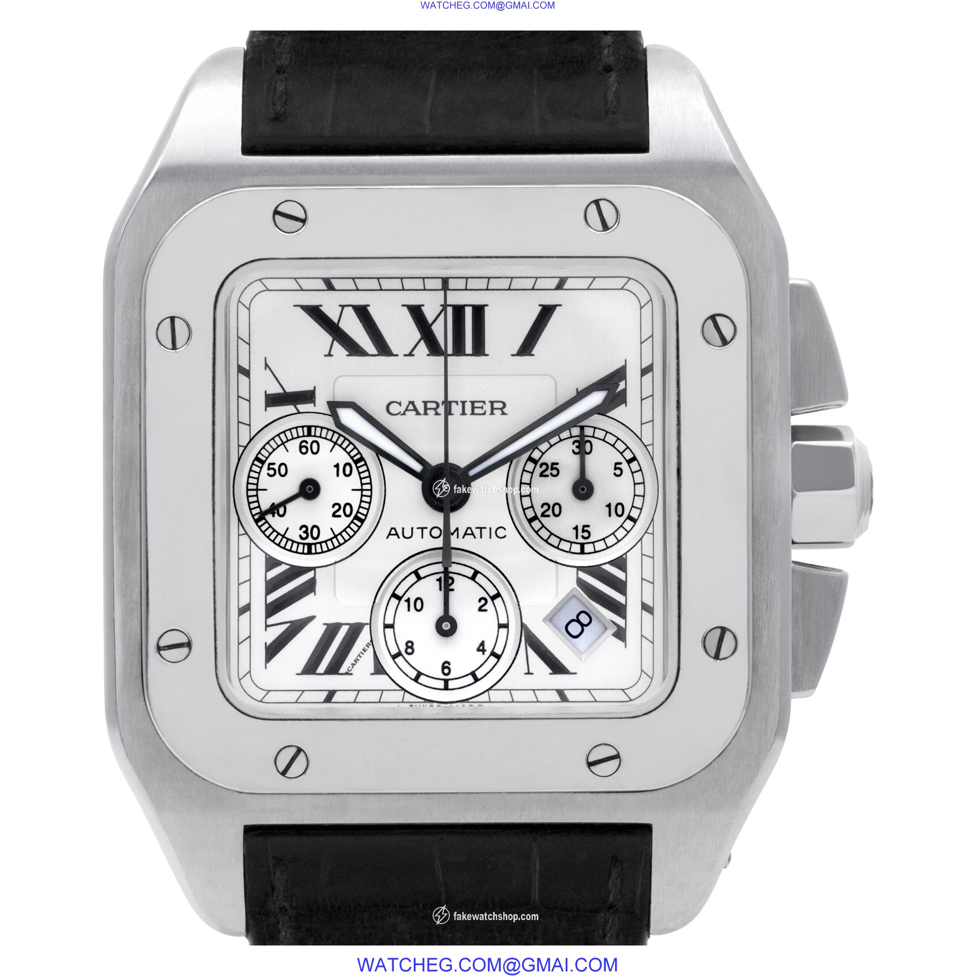 Cartier W20090x8 Santos 100 Automatic Male Stainless Steel