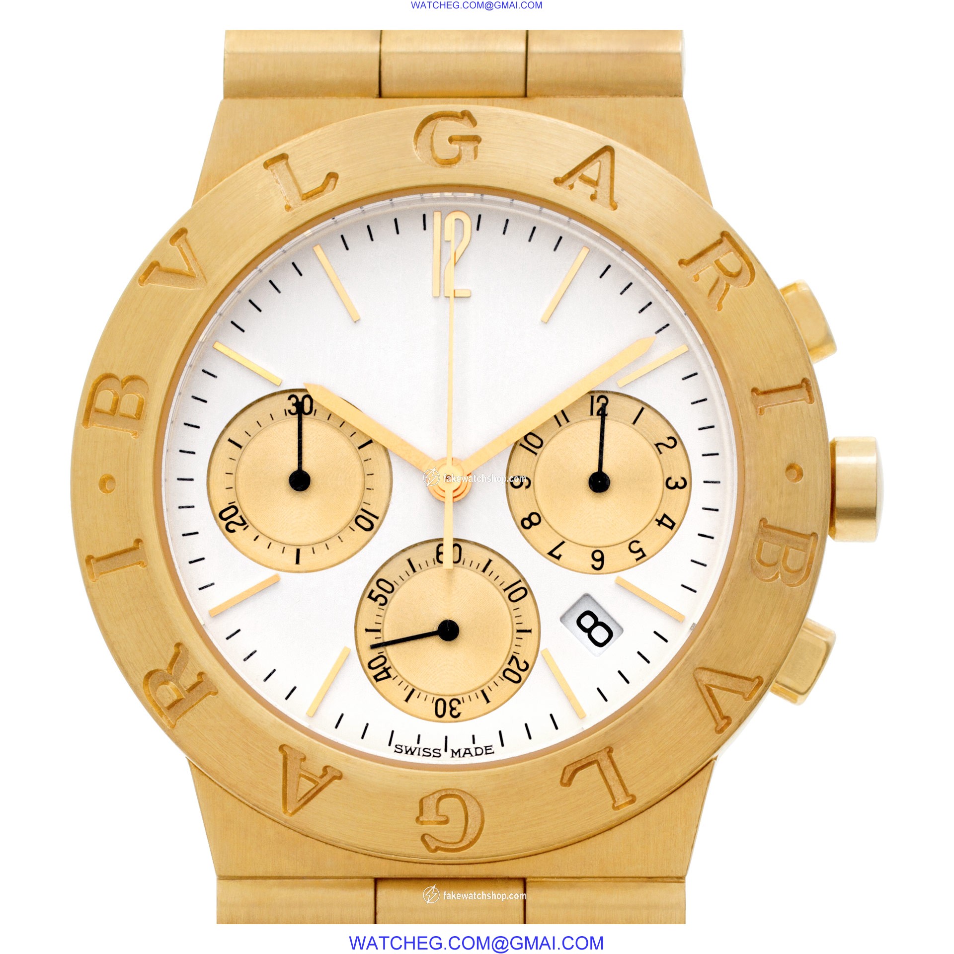 Bvlgari ch 35 g Bvlgari Quartz Male 18k yellow gold