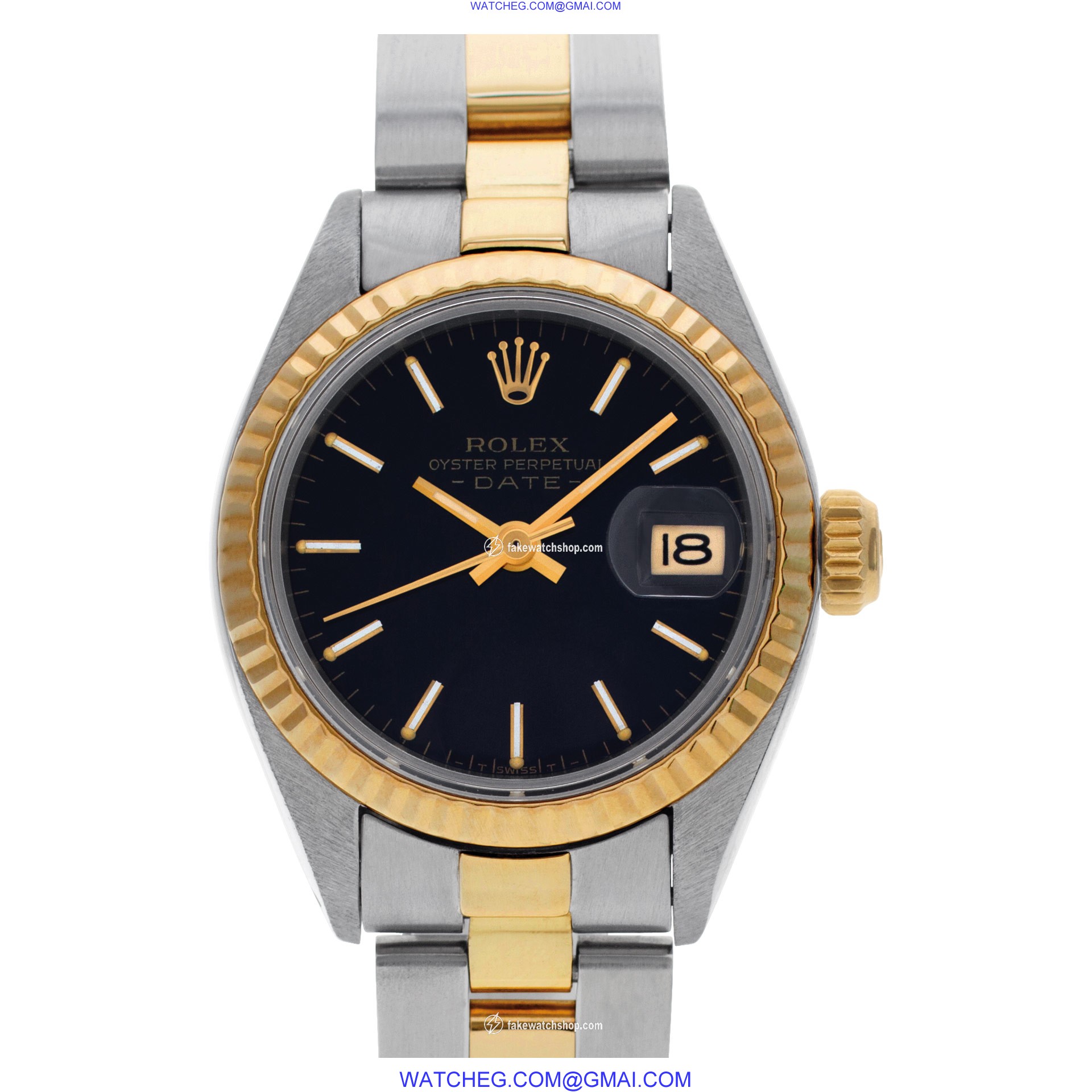 Rolex 6917 Date Automatic Female 18k gold & Stainless Steel