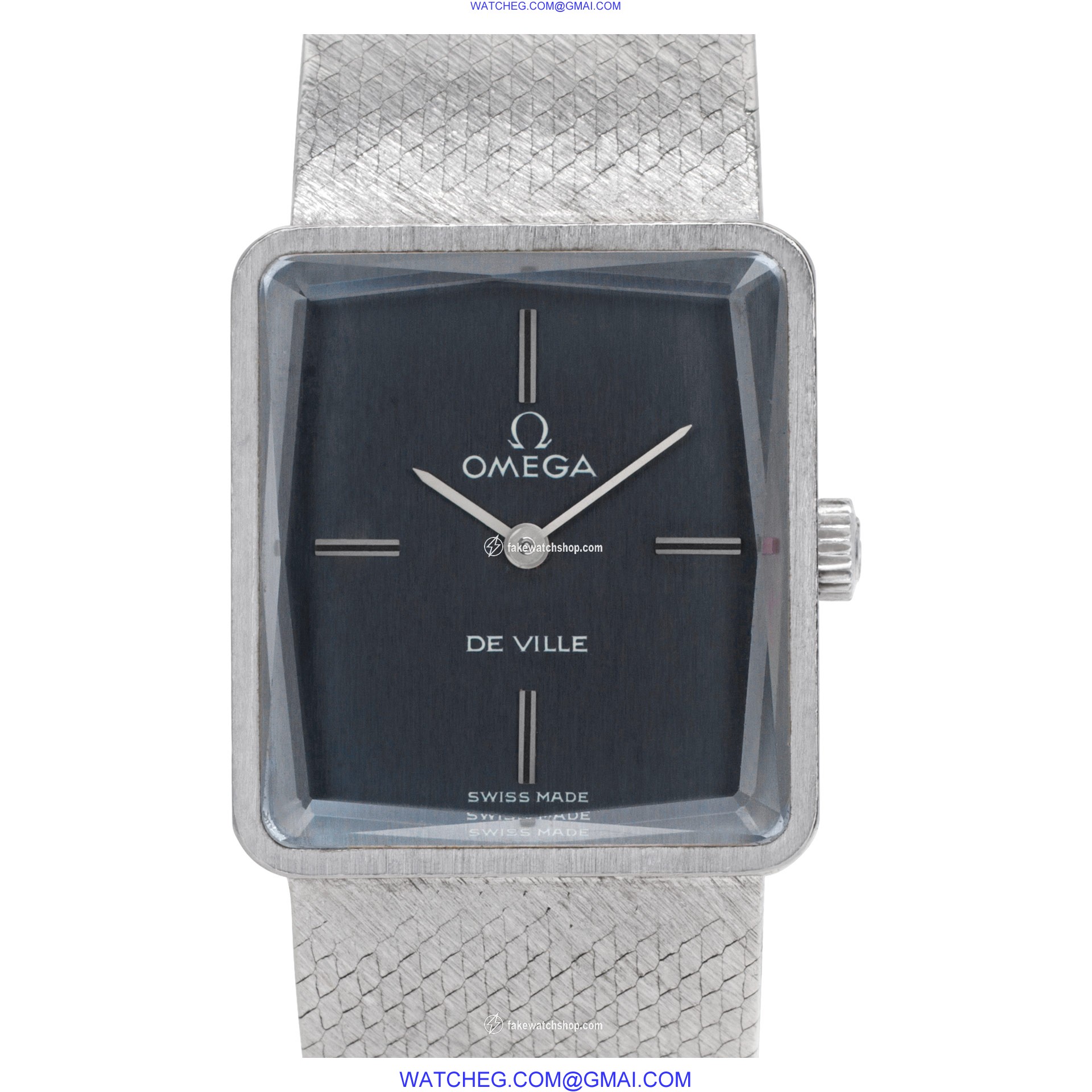 Omega 8196 De Ville Manual Unisex White Gold