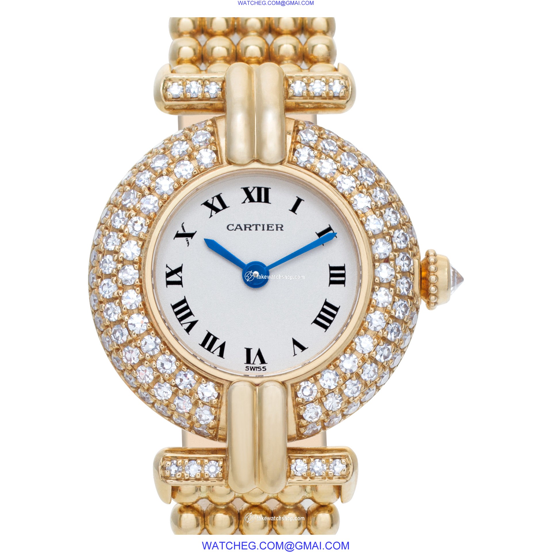 Cartier 1980 Colisee Quartz Female 18k yellow gold
