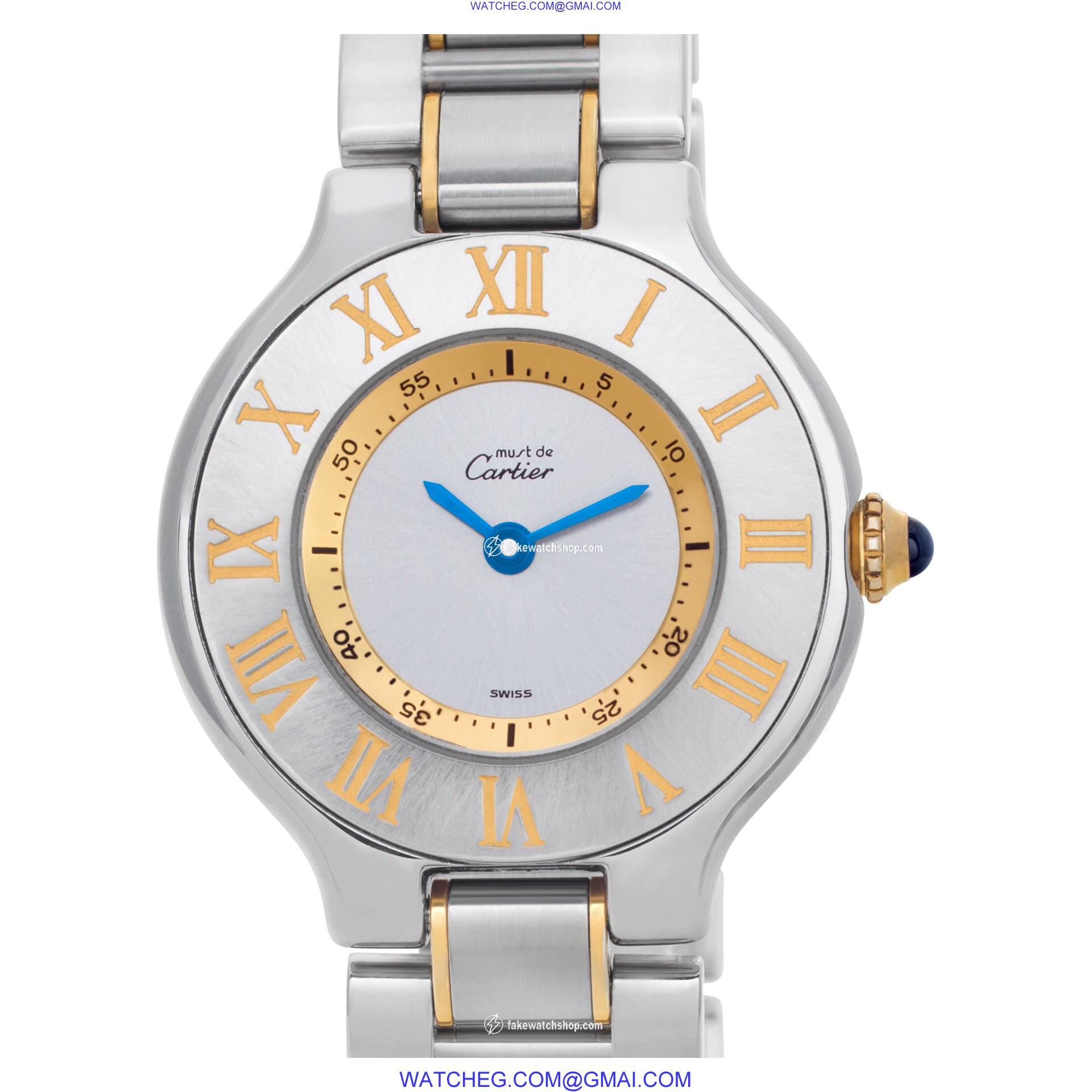 Cartier 1340 Must de Quartz Male Stainless Steel
