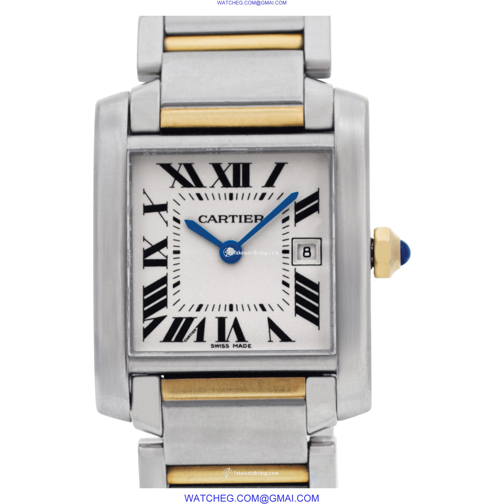 Cartier W51012Q4 Tank Francaise Quartz Unisex 18k gold & Stainless Steel