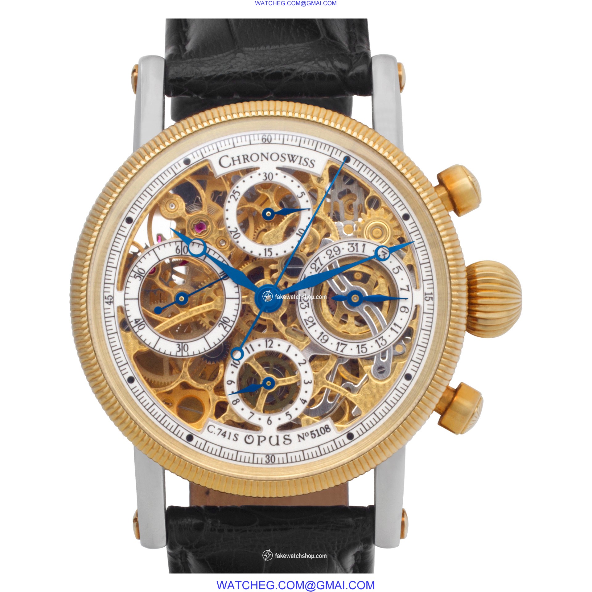Chronoswiss ch 7522 Opus Automatic Male 18k gold & Stainless Steel