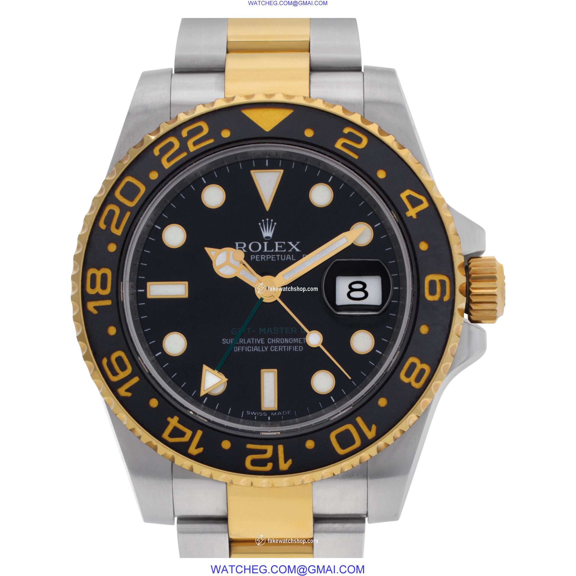 Rolex 116713 GMT-Master II Automatic Male 18k gold & Stainless Steel