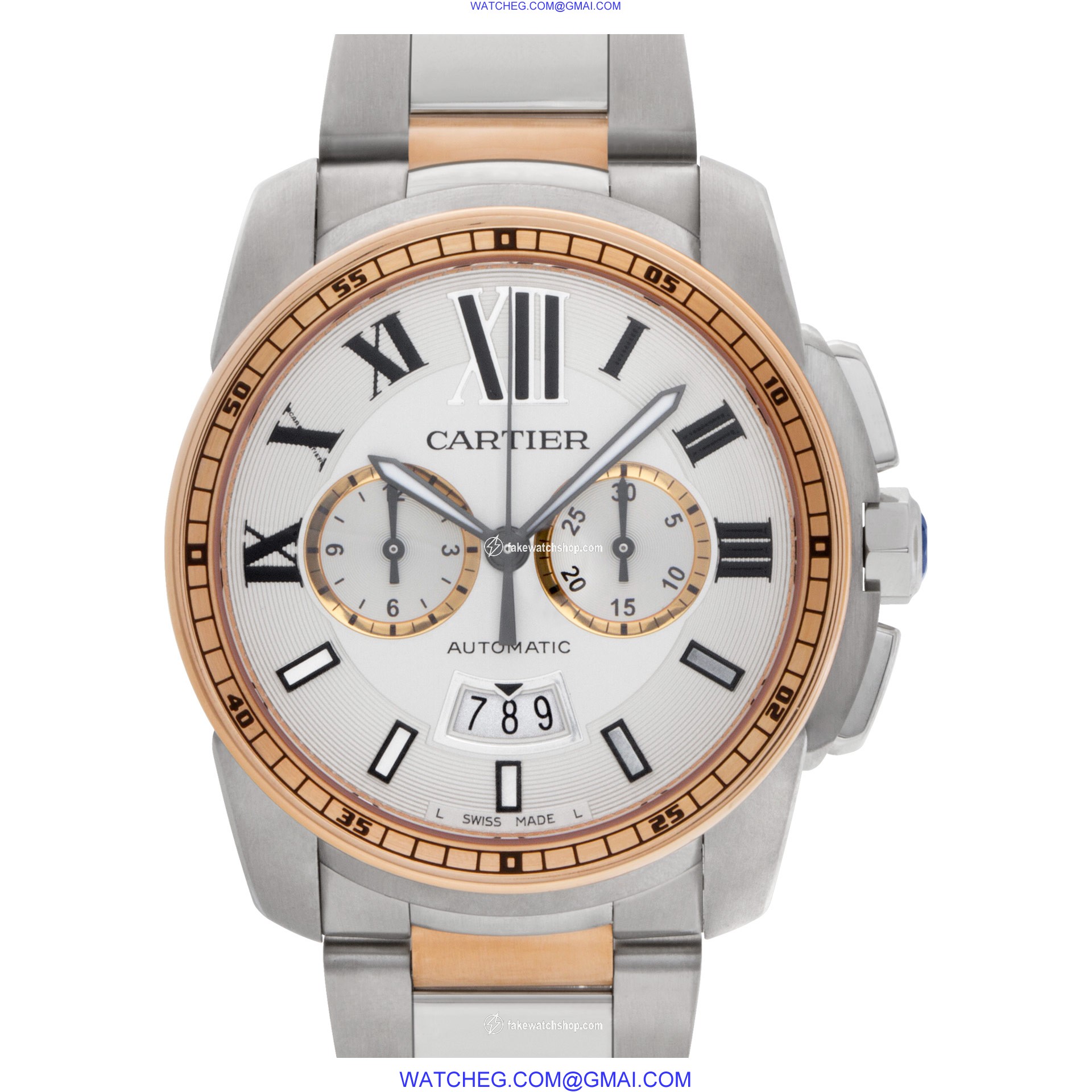 Cartier W7100043 Calibre Automatic Male Stainless Steel