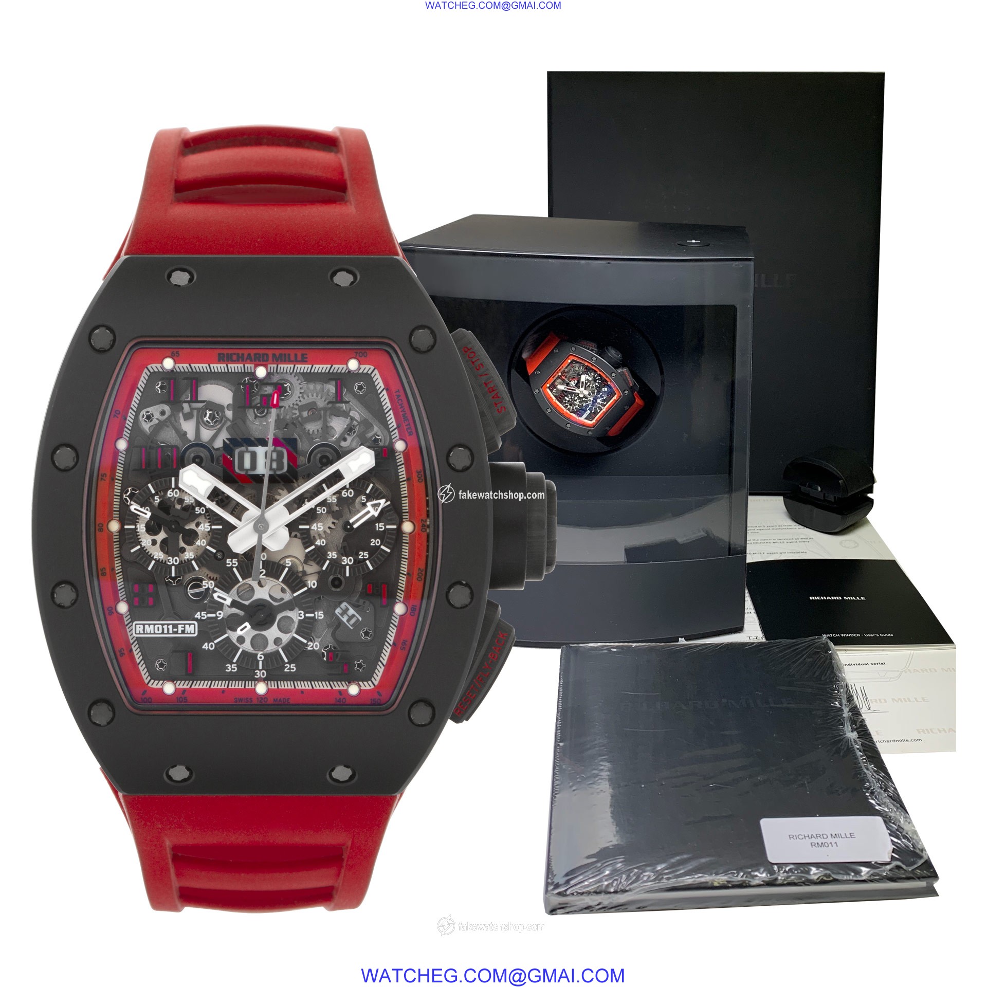Richard Mille RM 011 CA-TZP/5985 RM 011 Automatic Male Titanium