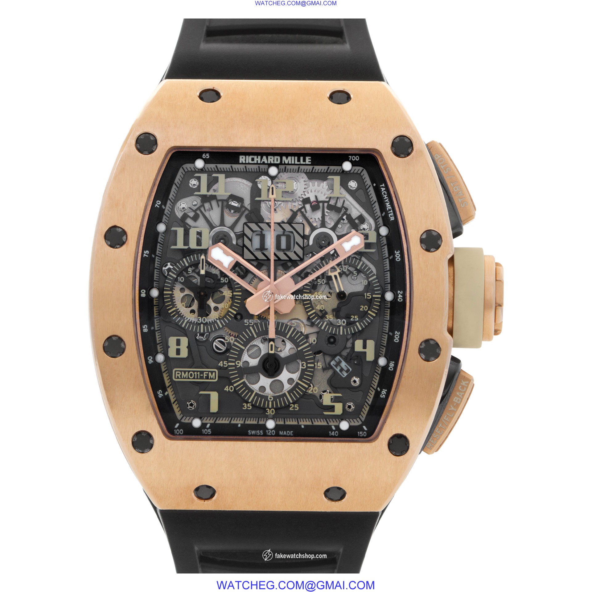Richard Mille RM011 Felipe Massa Automatic Male 18k rose gold