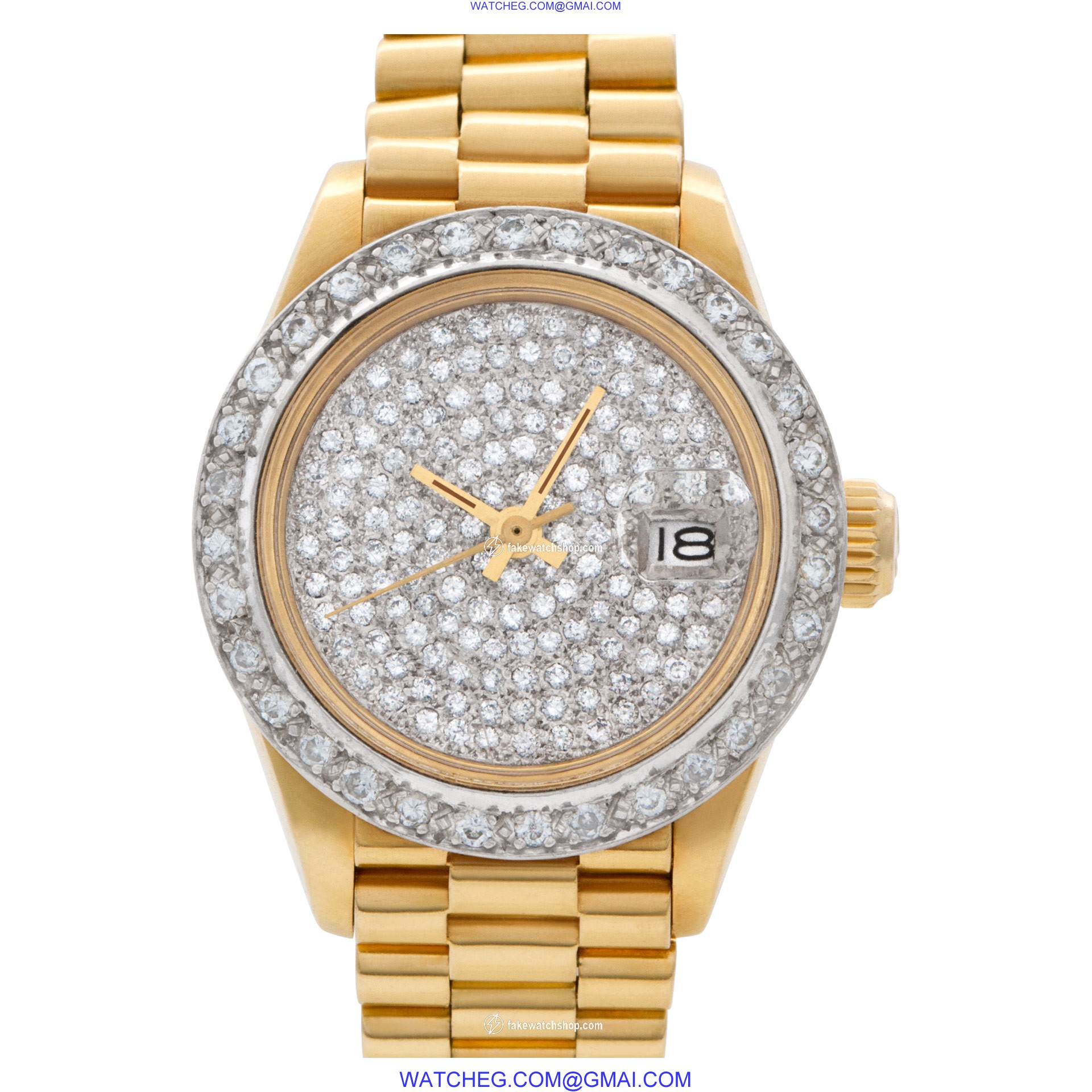 Rolex 6927 Datejust Automatic Female 18k yellow gold