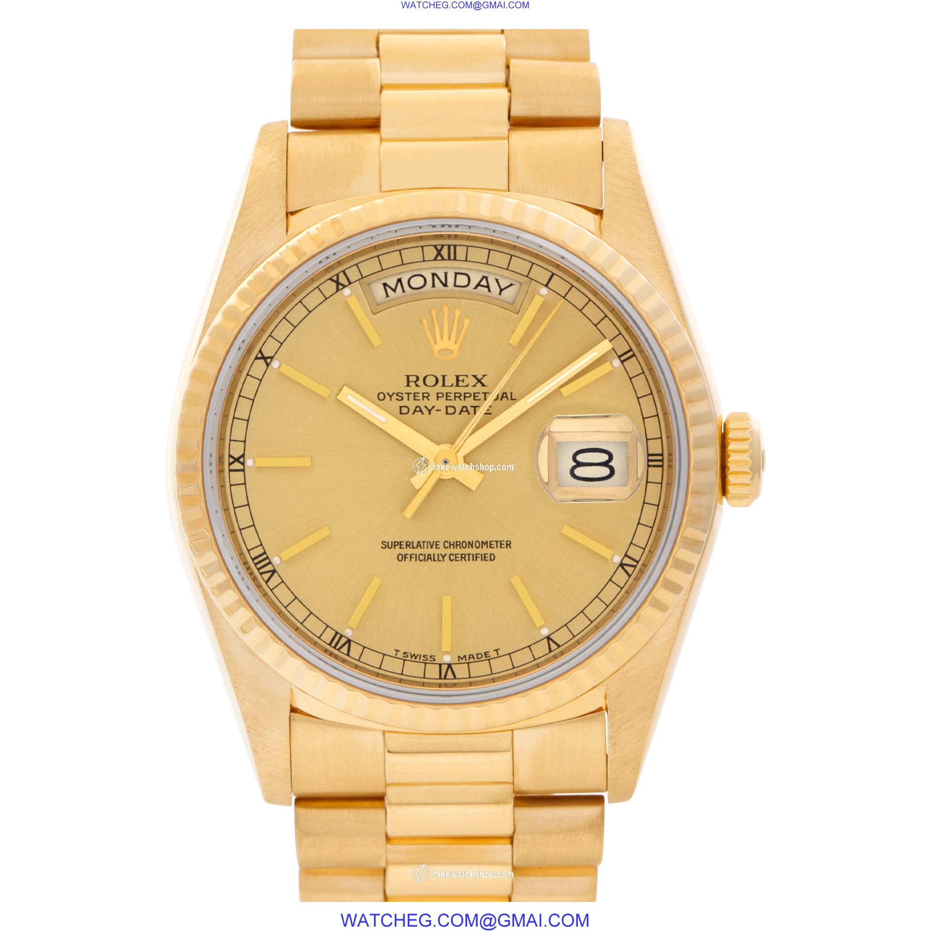 Rolex 18238 Day-Date Automatic Male 18k yellow gold