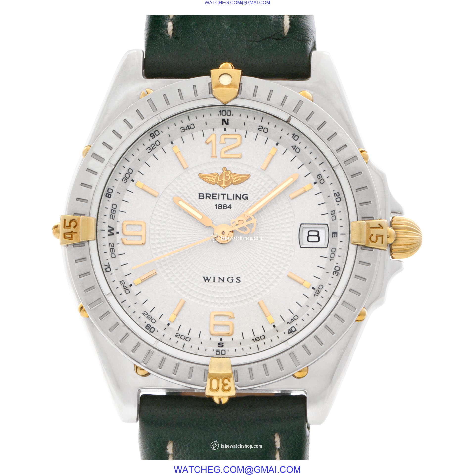 Breitling b10050 Wings Automatic Unisex 18k gold & Stainless Steel
