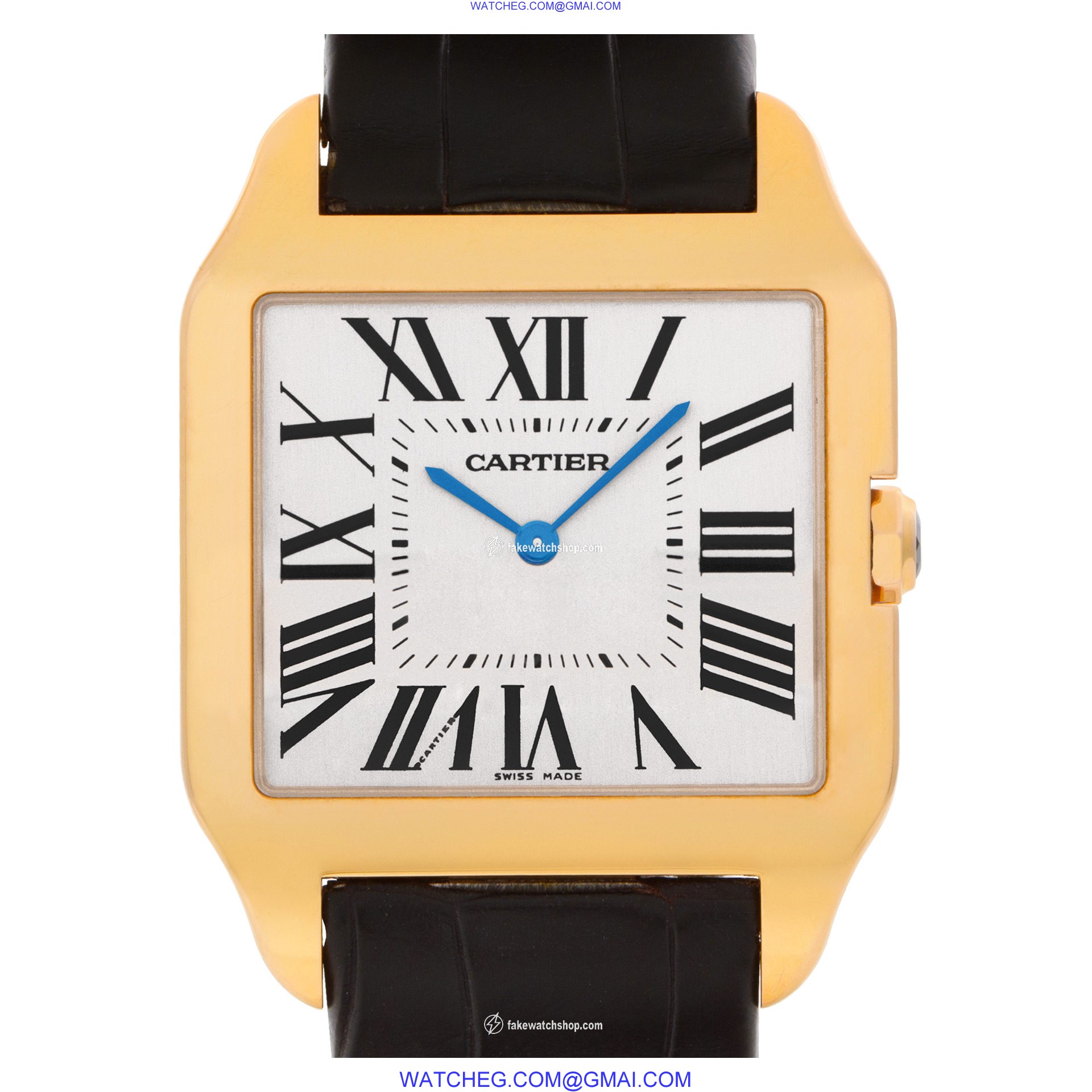 Cartier W2006951 Santos Dumont Manual Male 18k rose gold
