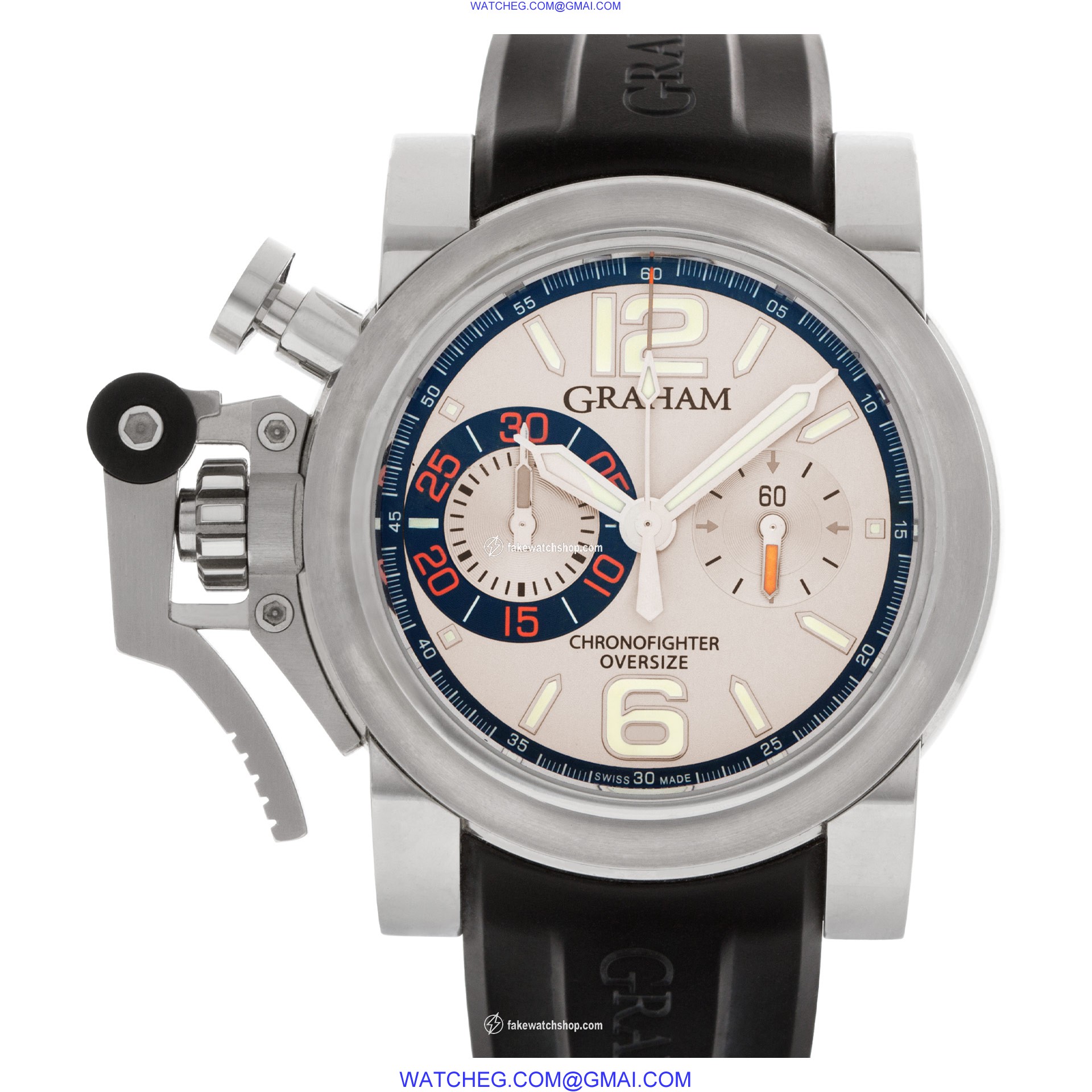 Graham 20VAS.S02A Chronofighter Automatic Male Stainless Steel
