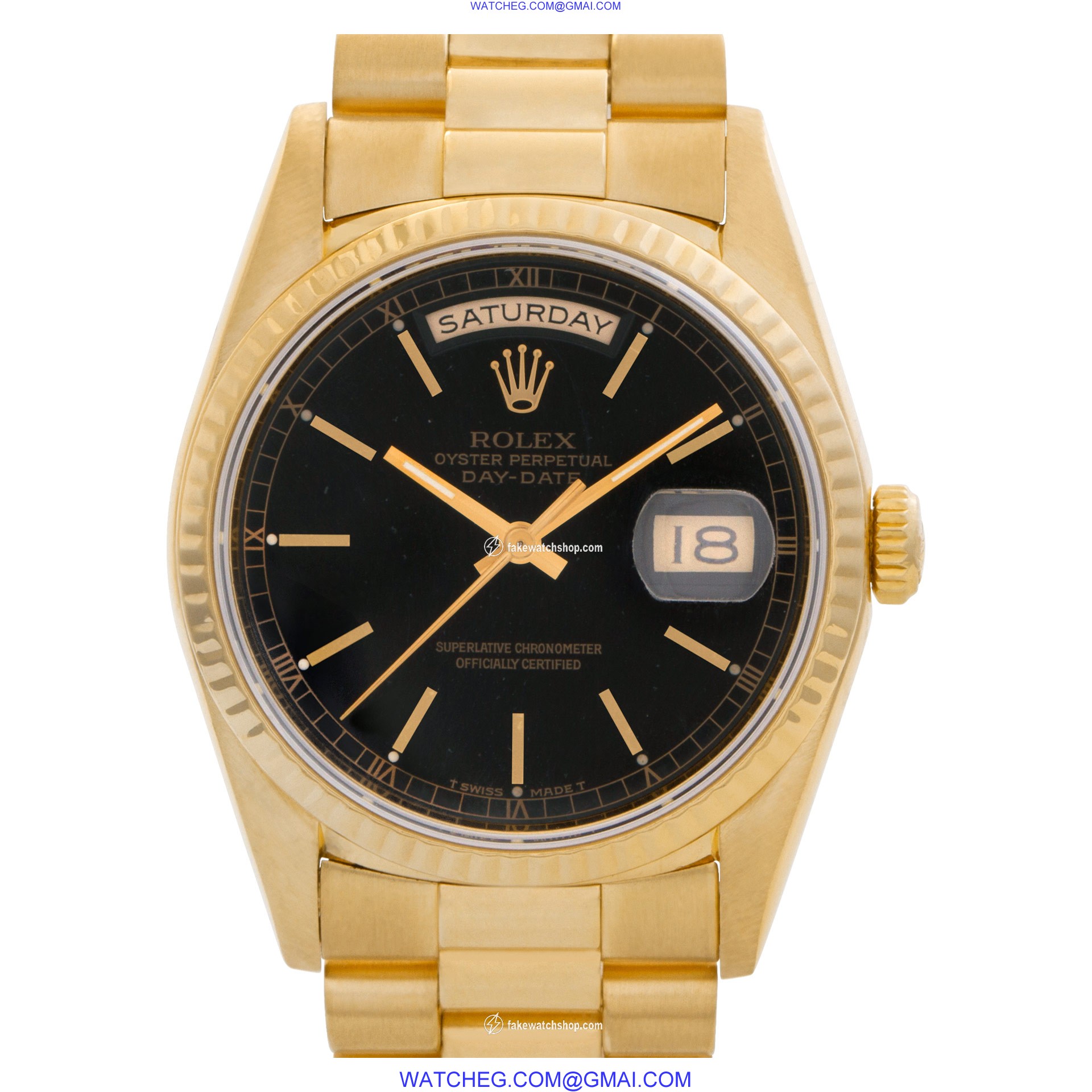 Rolex 18238 Day-Date Automatic Male 18k yellow gold