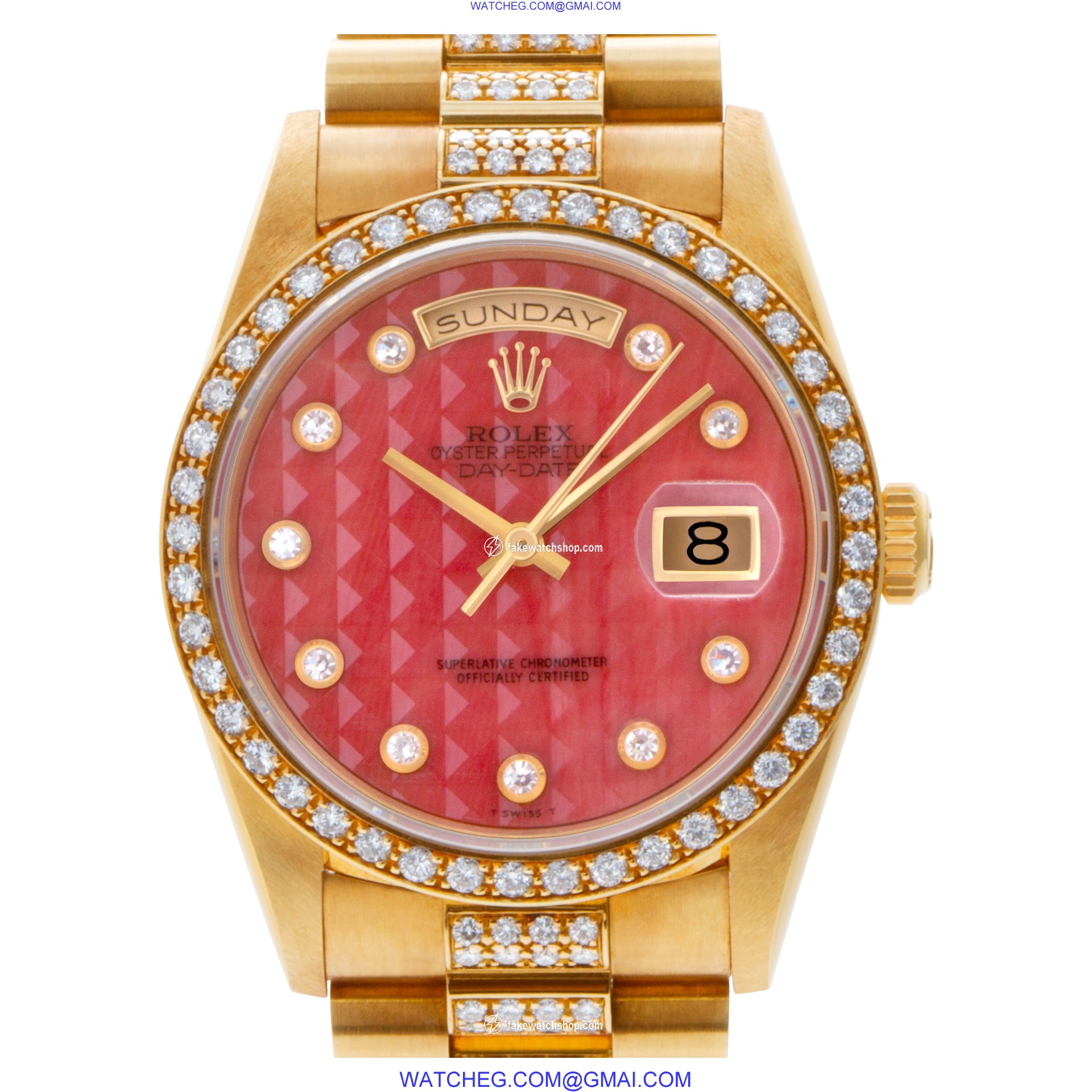 Rolex 18348 Day-Date Automatic Male 18k yellow gold
