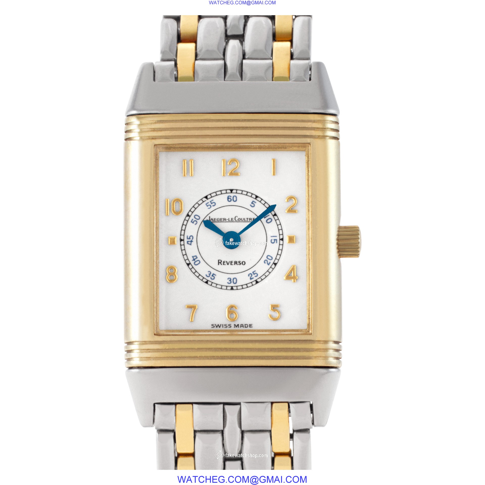 Jaeger LeCoultre 260.5.08 Reverso Quartz Female 18k gold & Stainless Steel