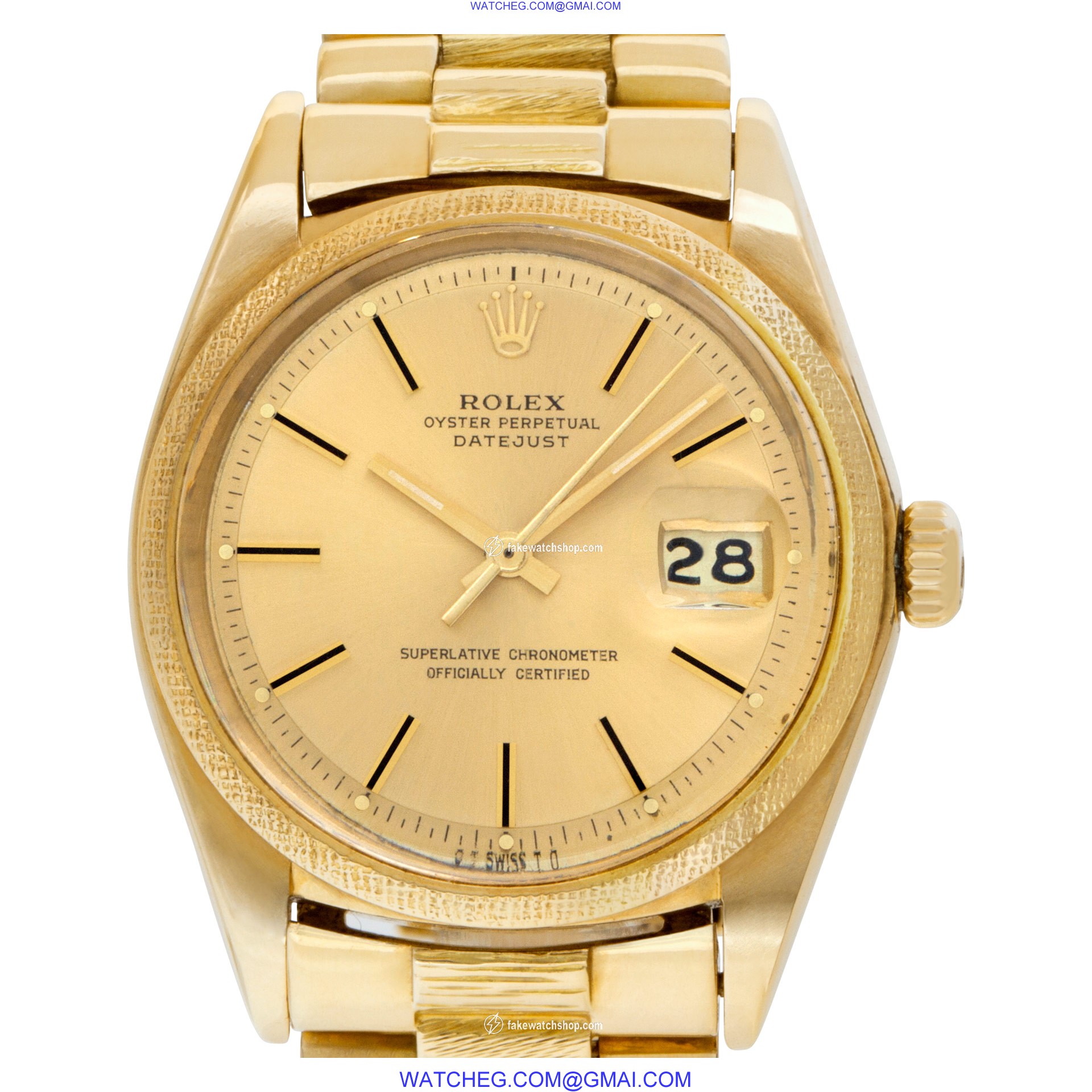 Rolex 1611 Datejust Automatic Male 18k yellow gold