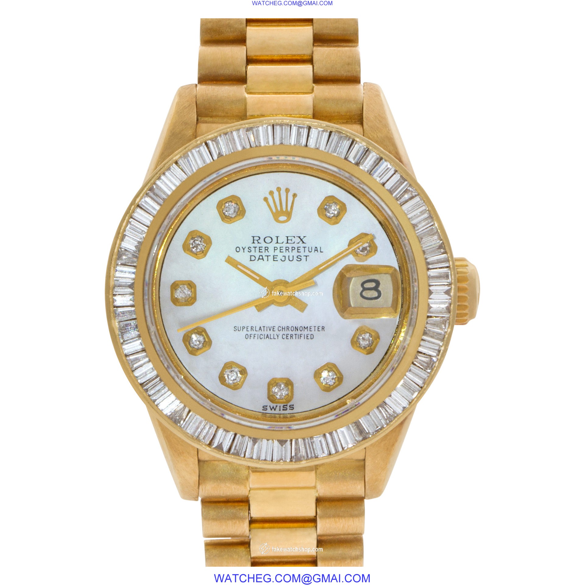 Rolex 69178 Datejust Automatic Female 18k yellow gold
