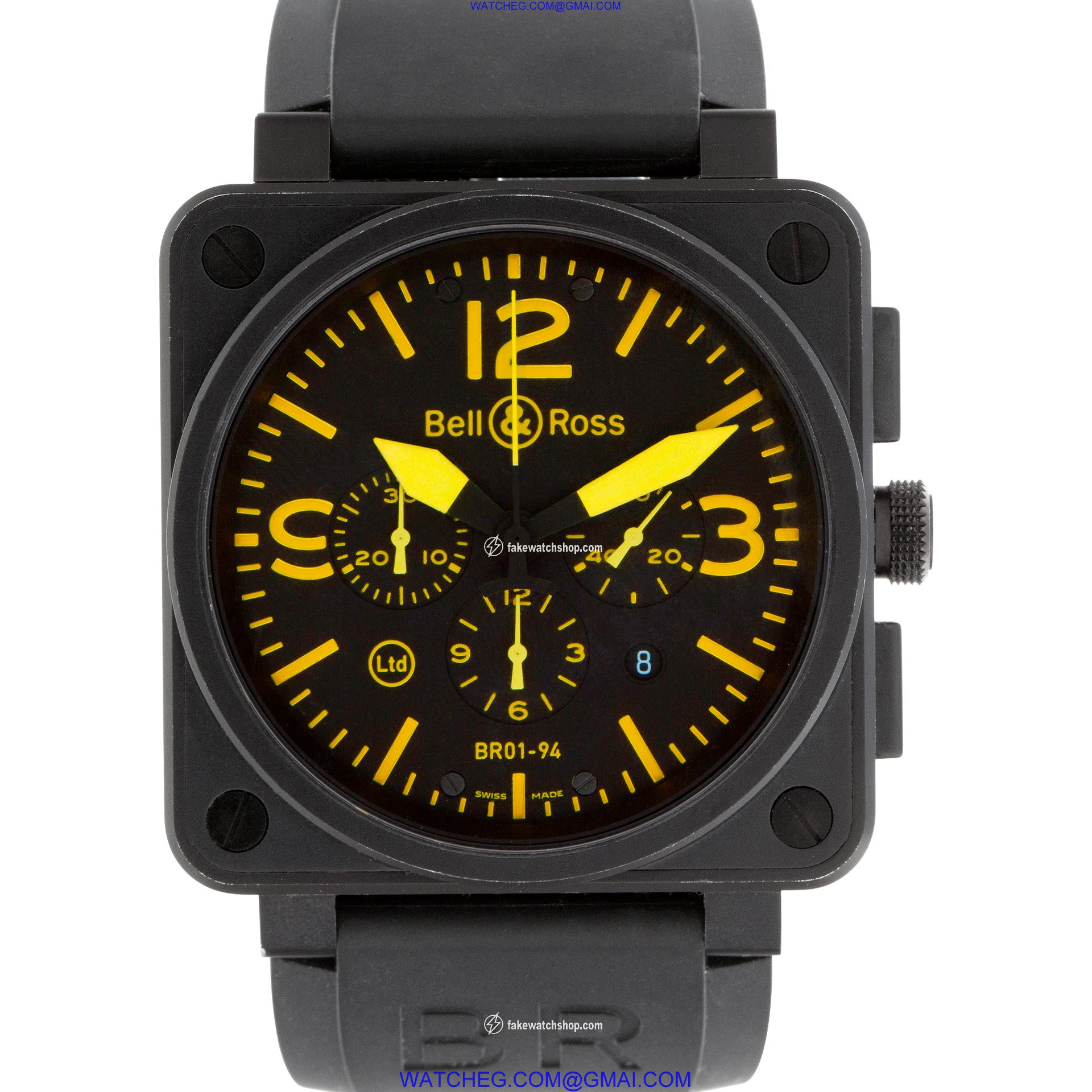 Bell & Ross BR01-94-S Aviation Automatic Male PVD steel