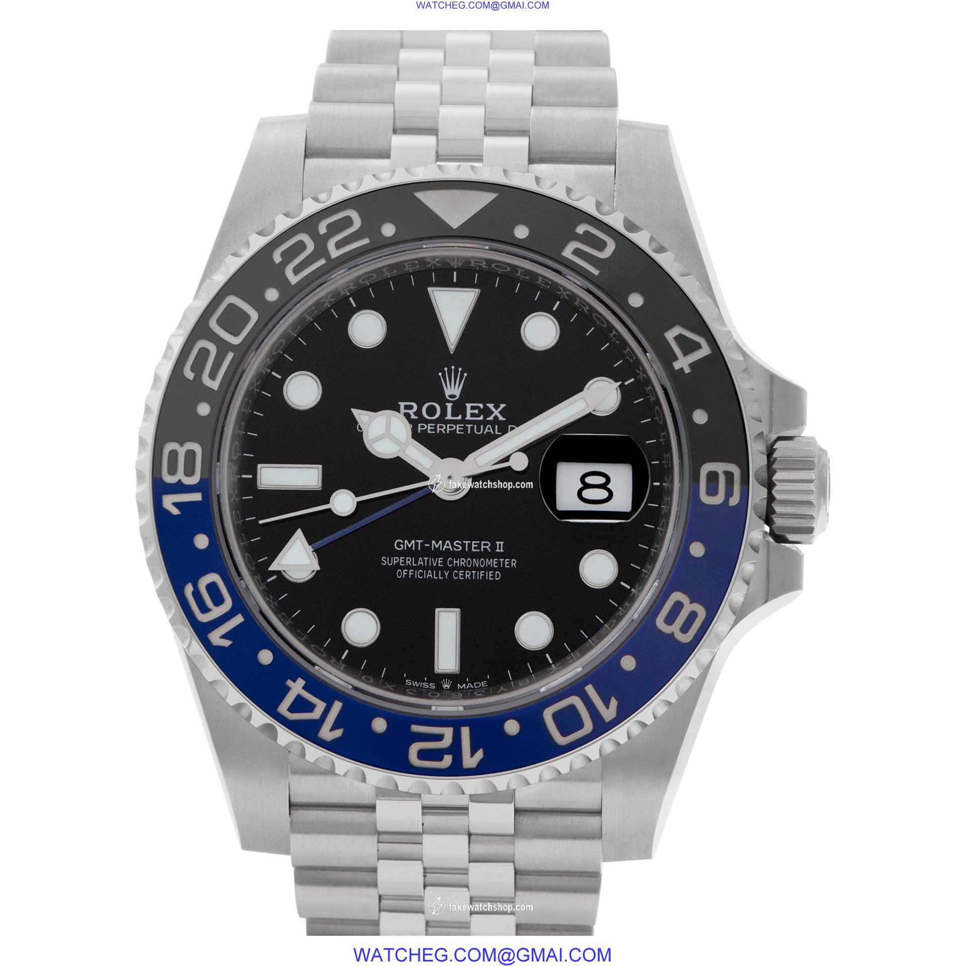 Rolex 126710BLNR GMT Master II Batman Automatic Male Stainless Steel