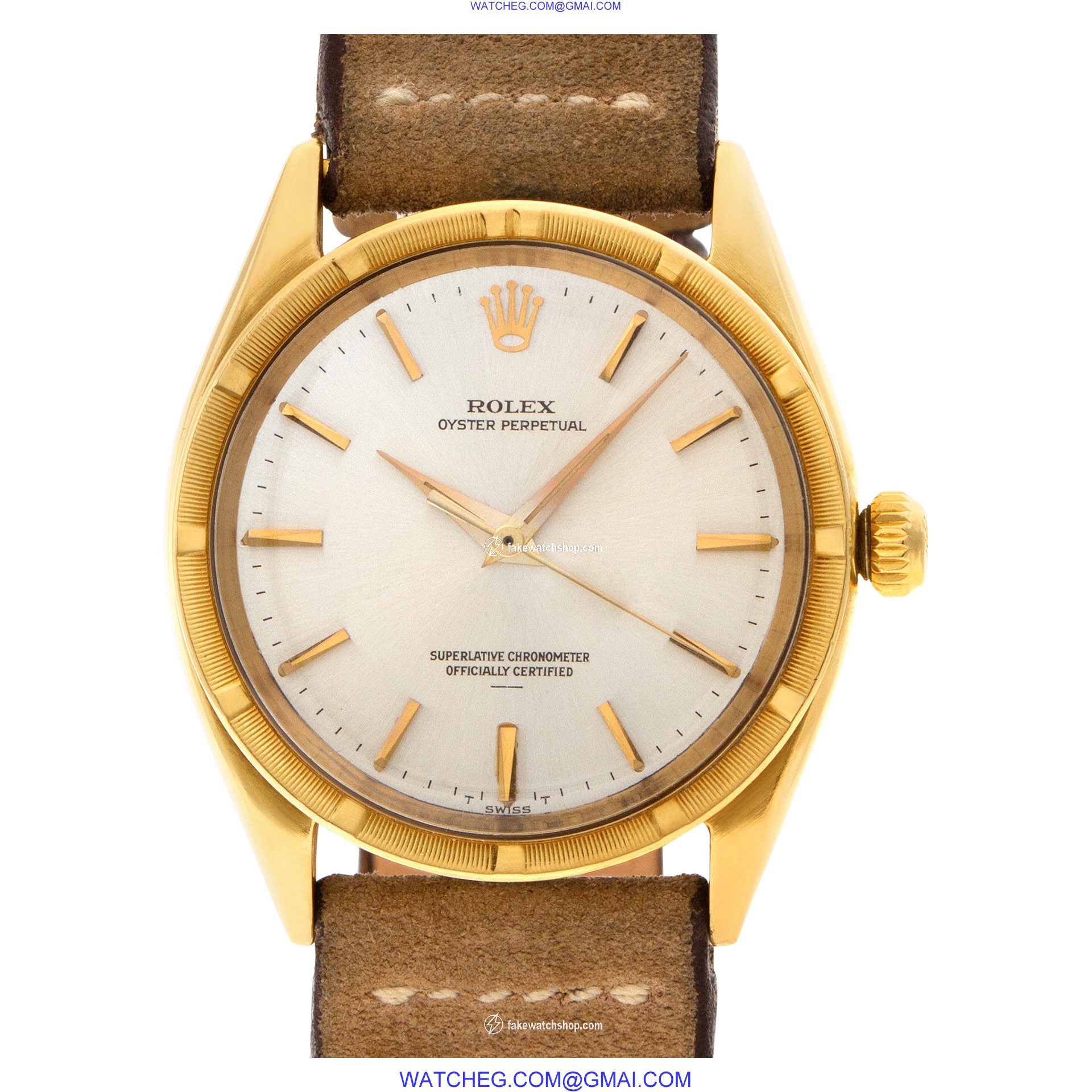Rolex 1007 Oyster Perpetual Automatic Unisex 14k yellow gold