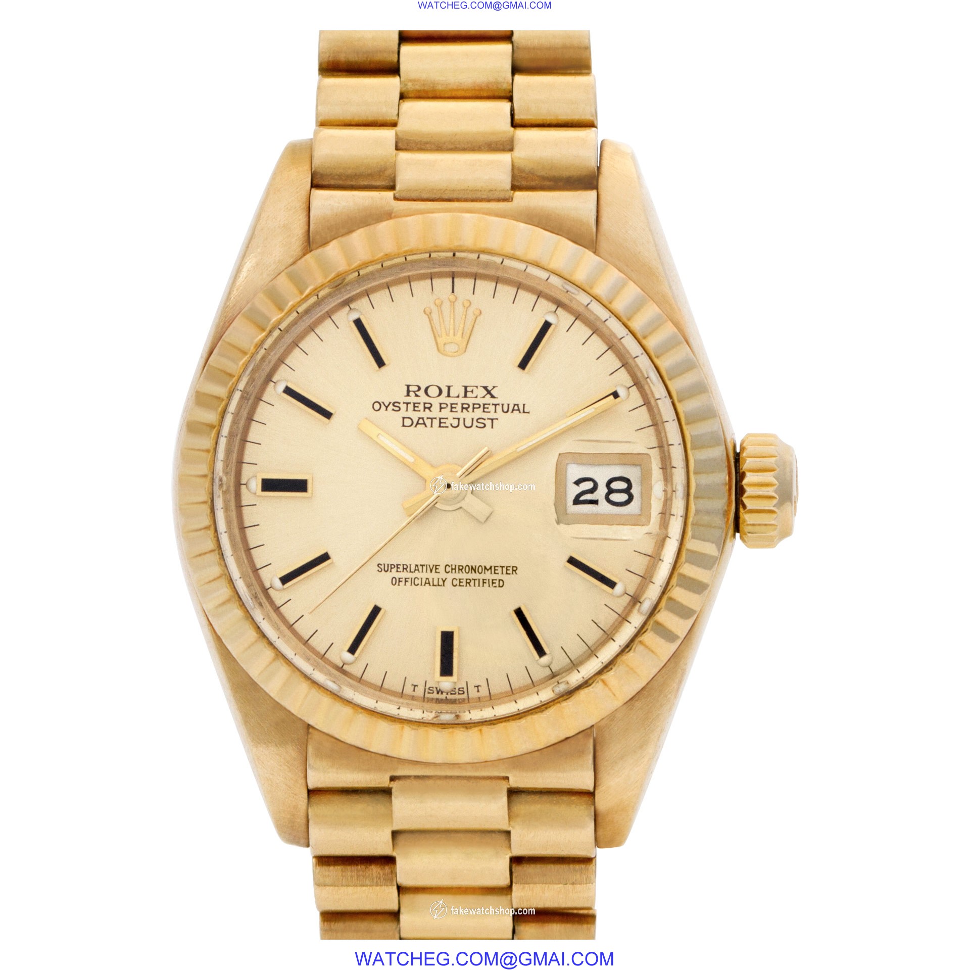 Rolex 6917 Datejust Automatic Female 18k yellow gold