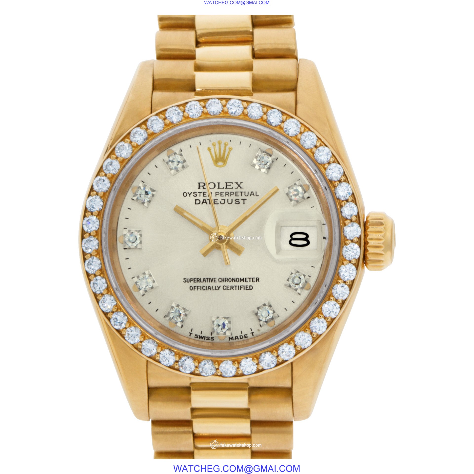 Rolex 69138 Datejust Automatic Female 18k yellow gold