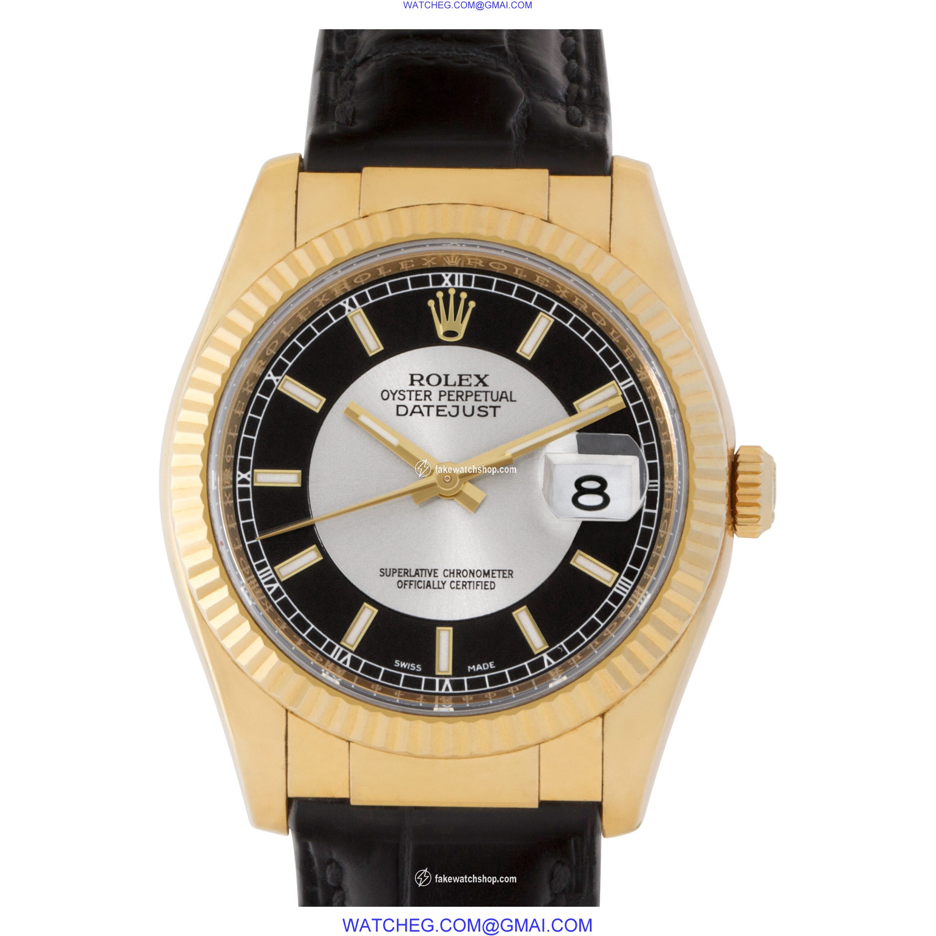 Rolex 116138 Datejust Automatic Male 18k yellow gold