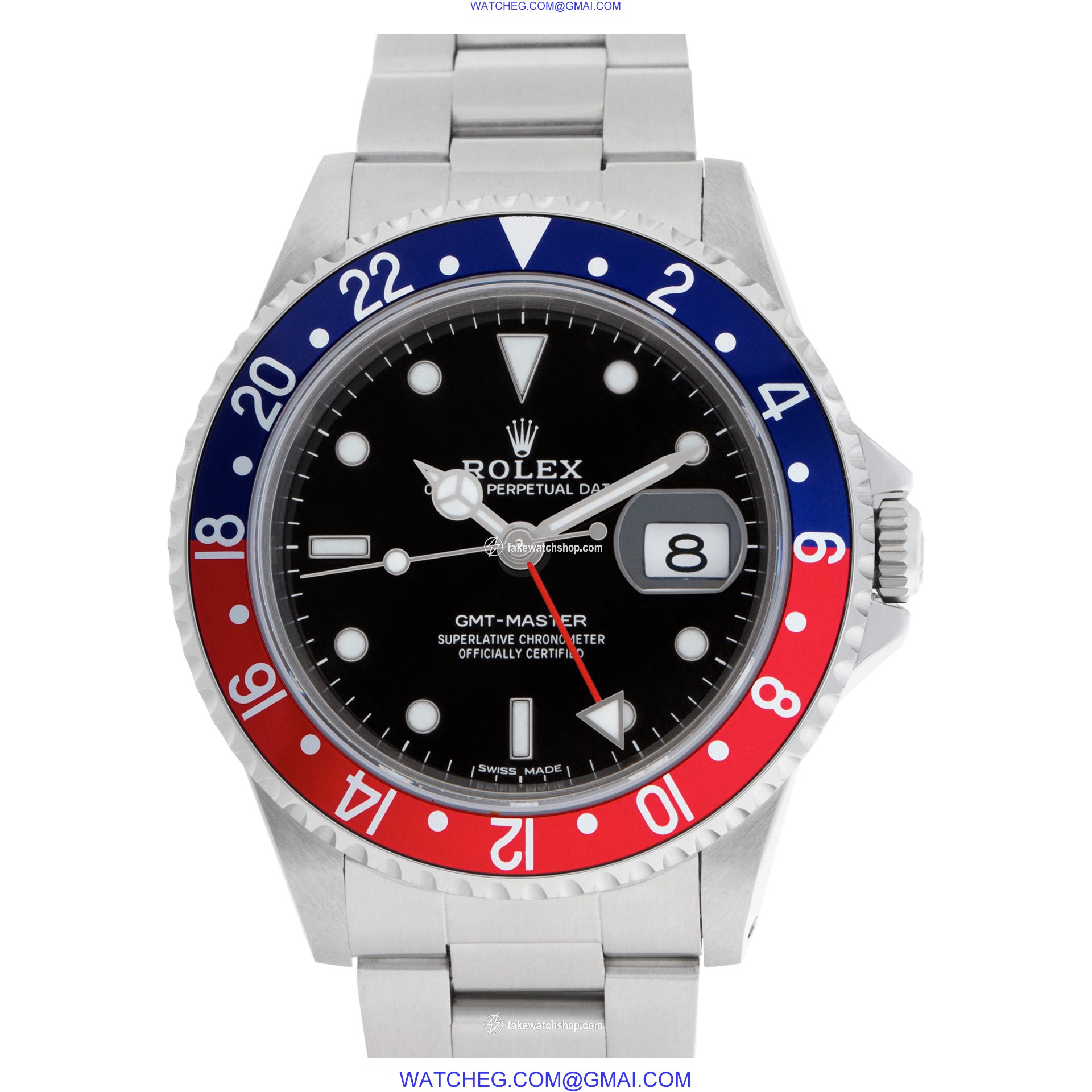 Rolex 16700 GMT Master Pepsi Automatic Male Stainless Steel