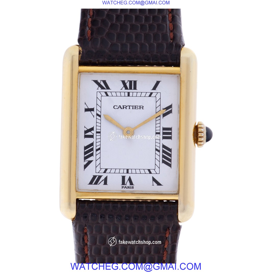 Cartier Cartier 1455 Tank Vermeil Manual Unisex Vermeil