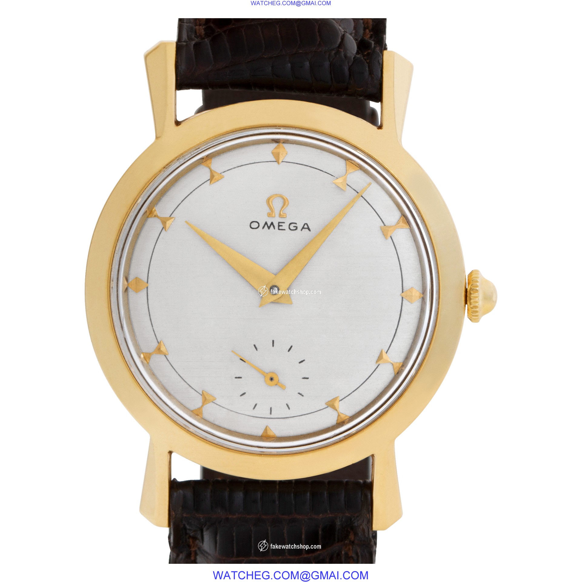 Omega B6535 Vintage Manual Unisex 14k yellow gold