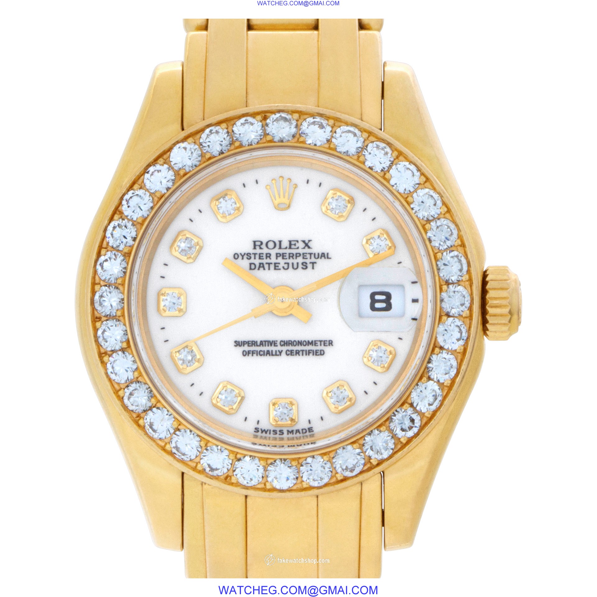 Rolex 69298 Pearlmaster Automatic Female 18k yellow gold