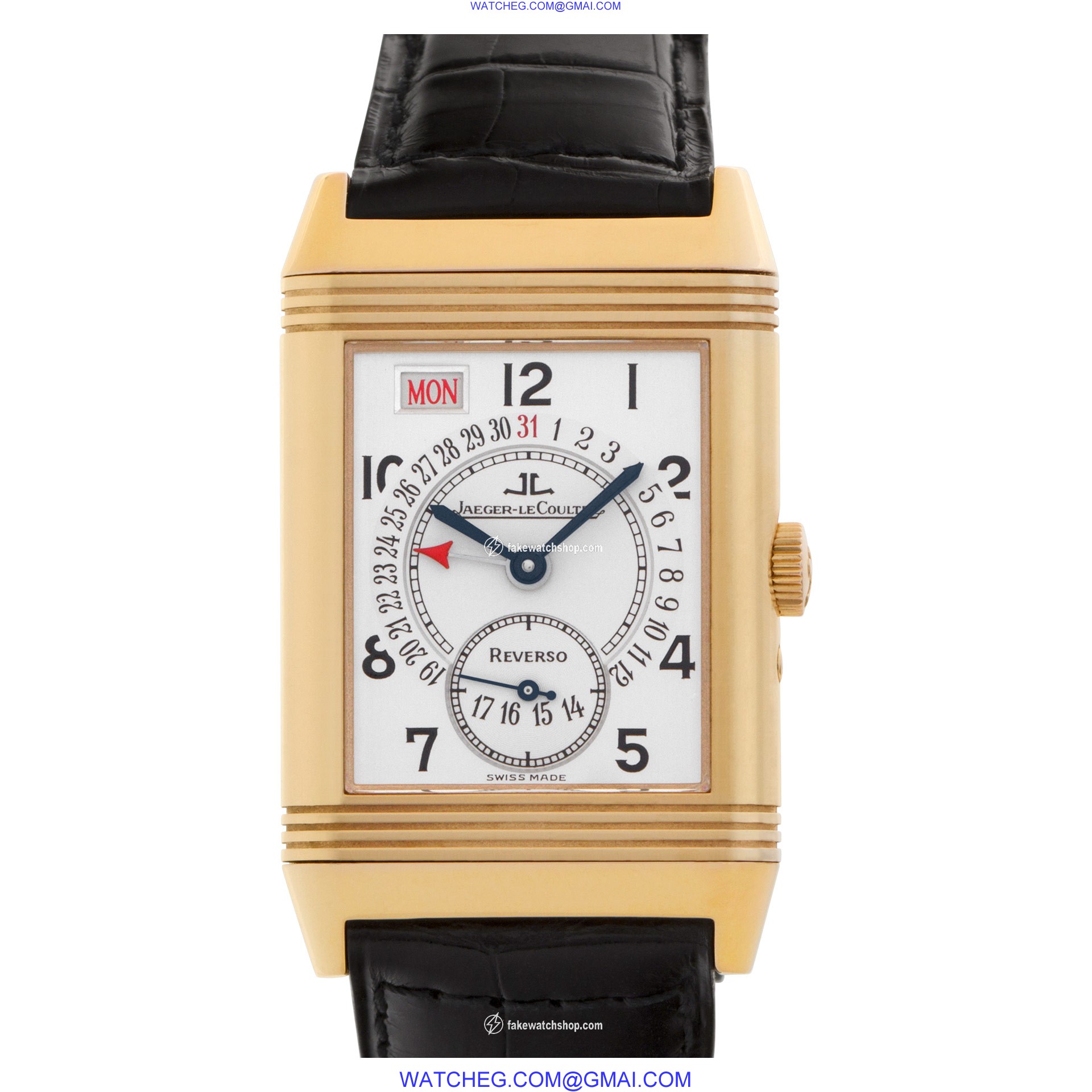 Jaeger LeCoultre 270.236 Reverso Manual Male 18k rose gold