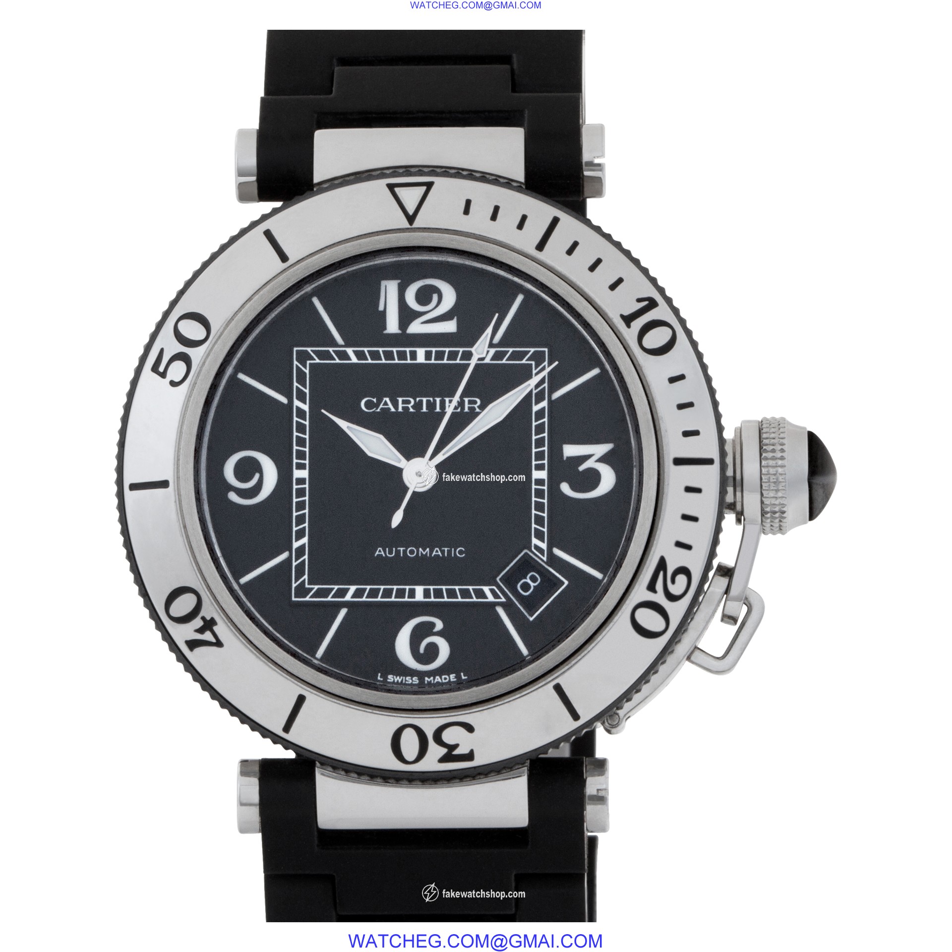 Cartier W31077U2 Pasha Seatimer Automatic Male Stainless Steel