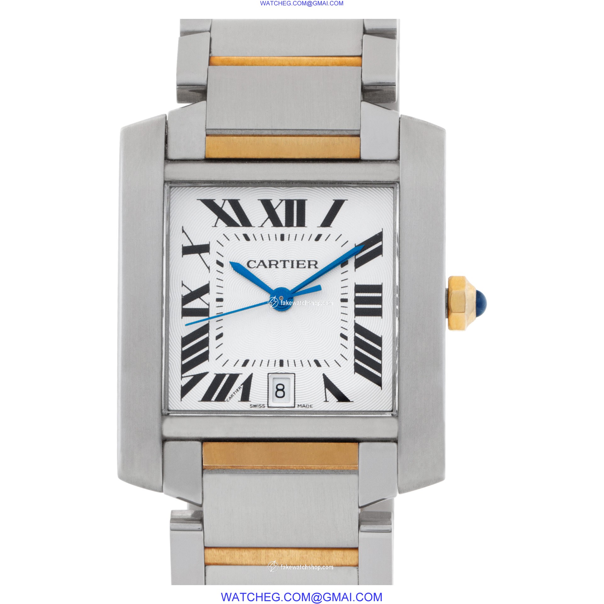 Cartier W51005Q4 Tank Francaise Automatic Unisex Stainless Steel